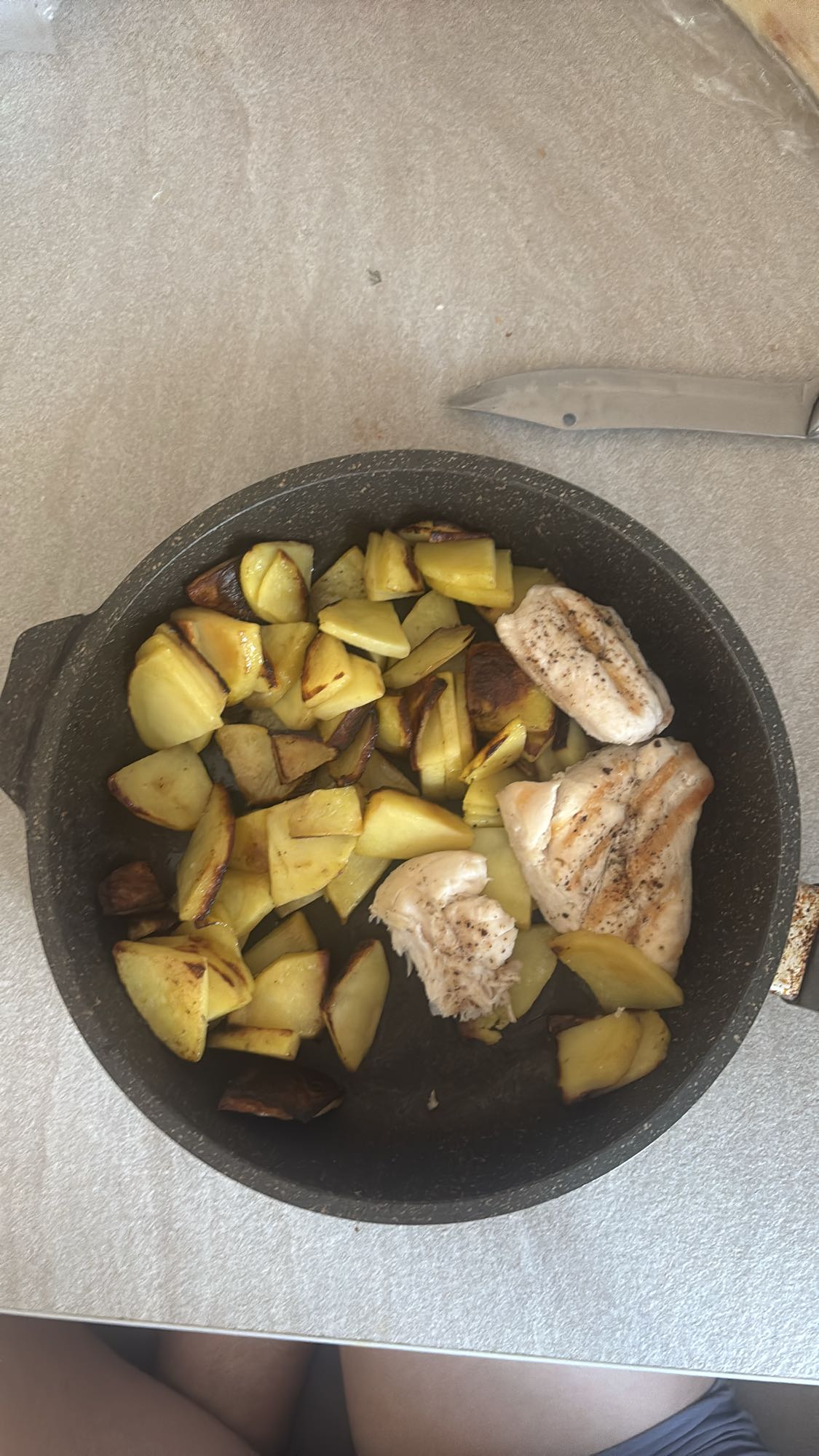 Курица с картофелем