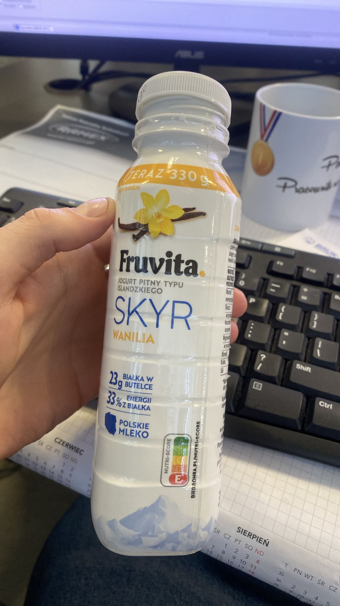 Skyr waniliowy pitny