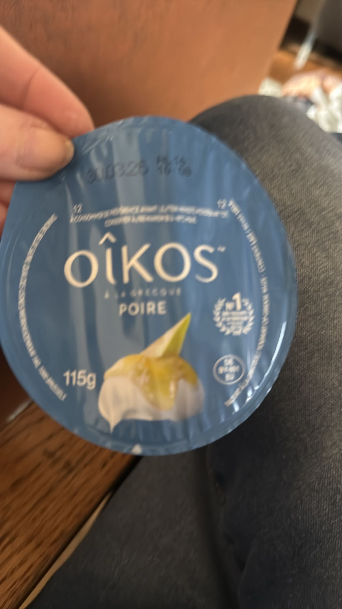 Griekse yoghurt peer