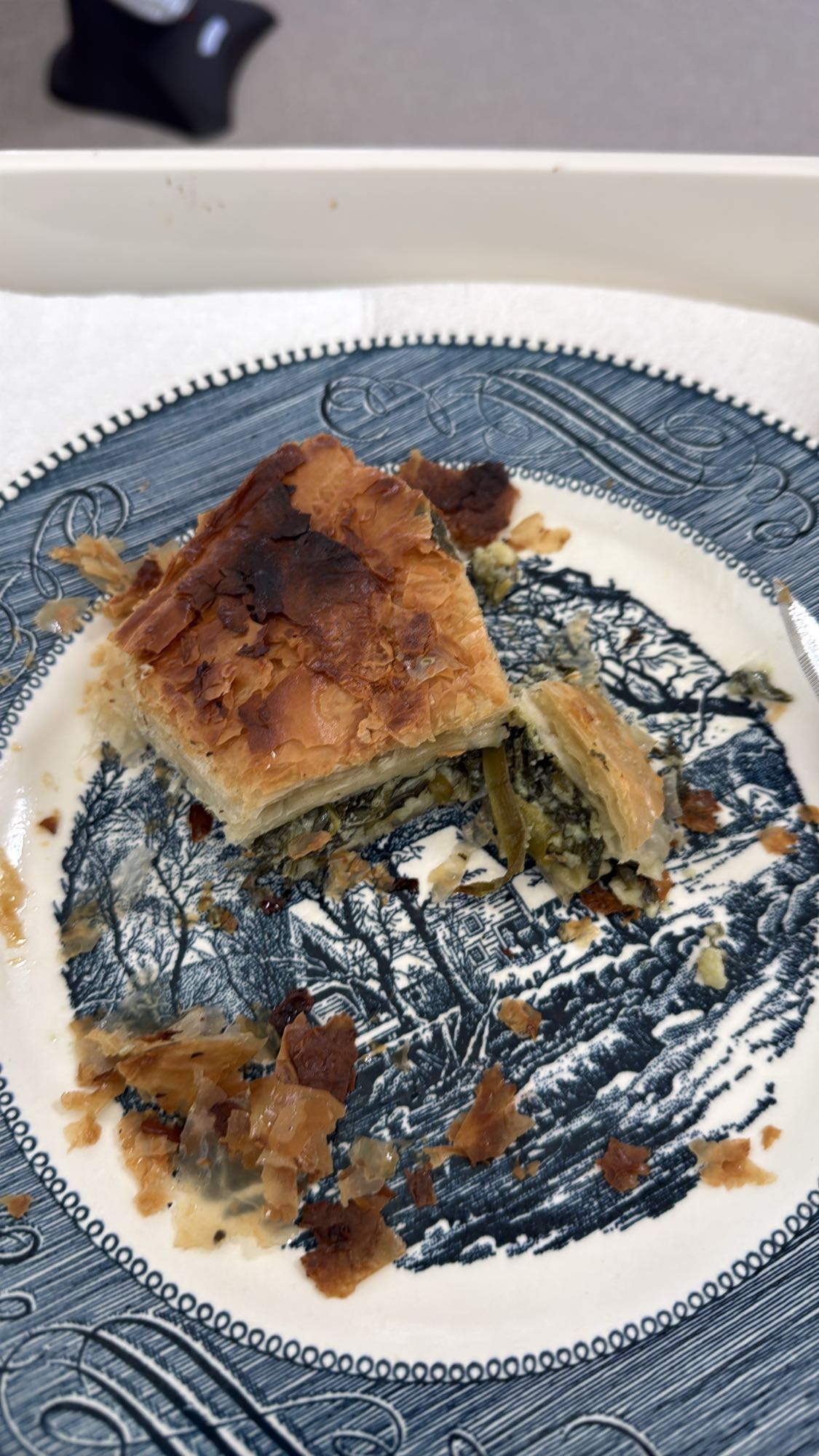 Spinach Pie Slice