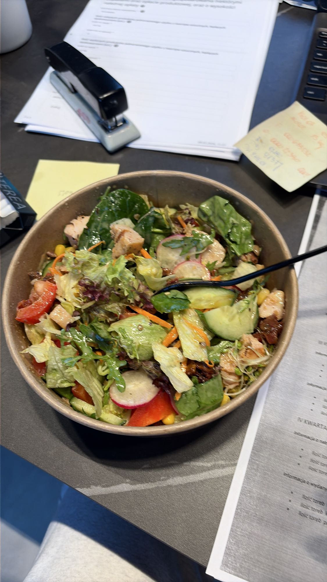 Sałatka z kurczakiem