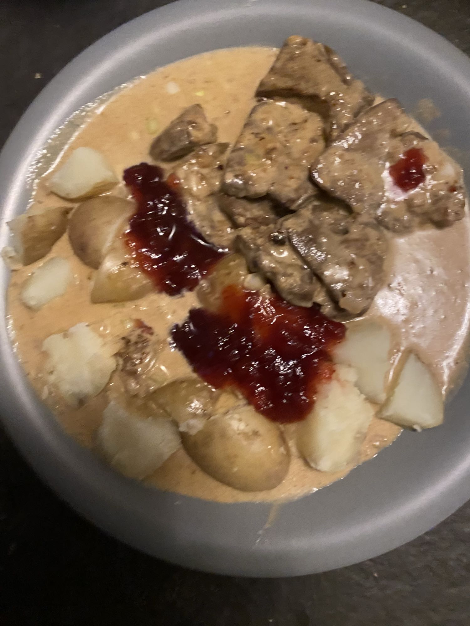 Biffgryta med potatis