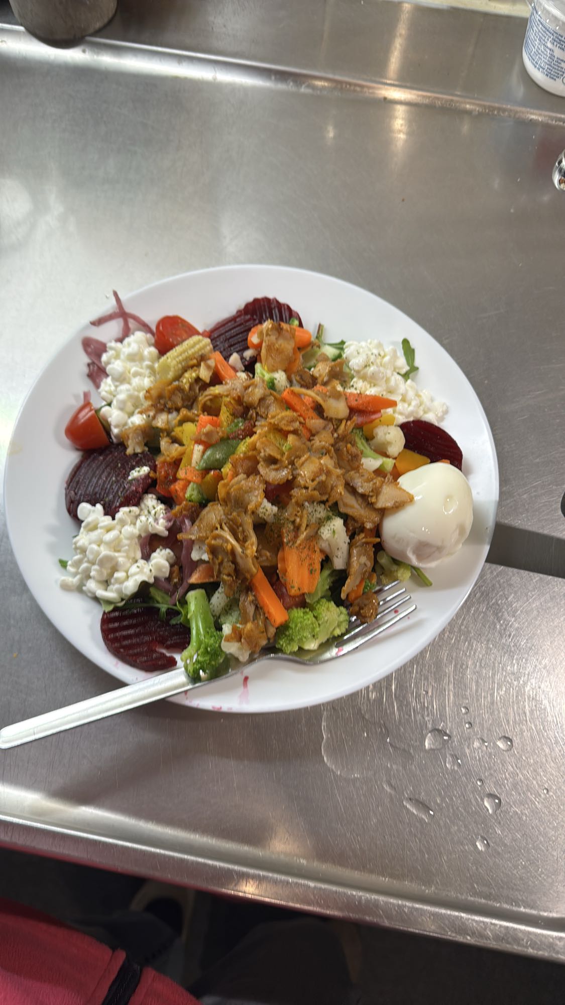 Kycklingsallad med ägg