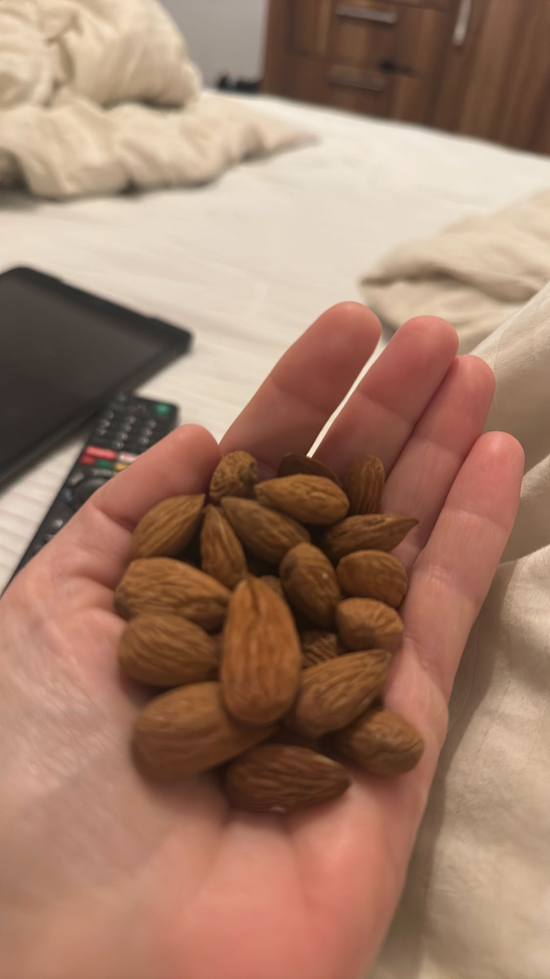Handful of almonds