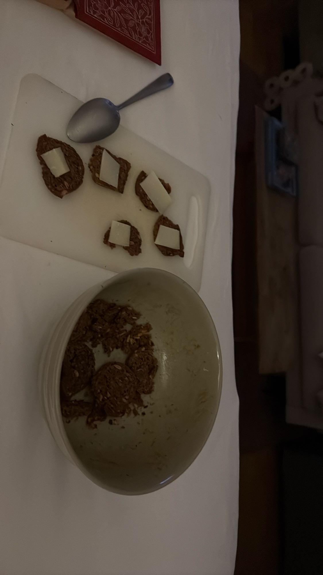 Knäckebröd med ost