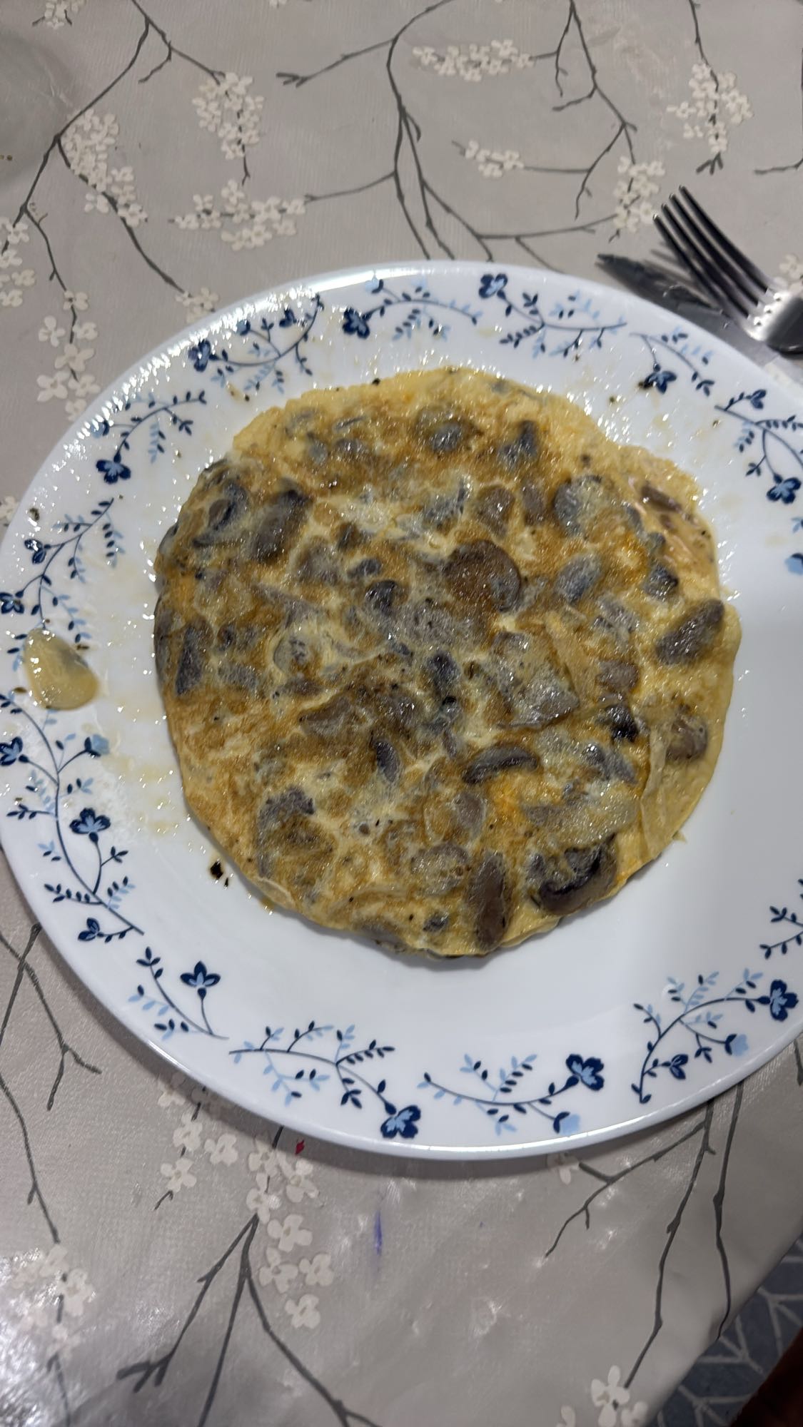 tortilla de champiñones