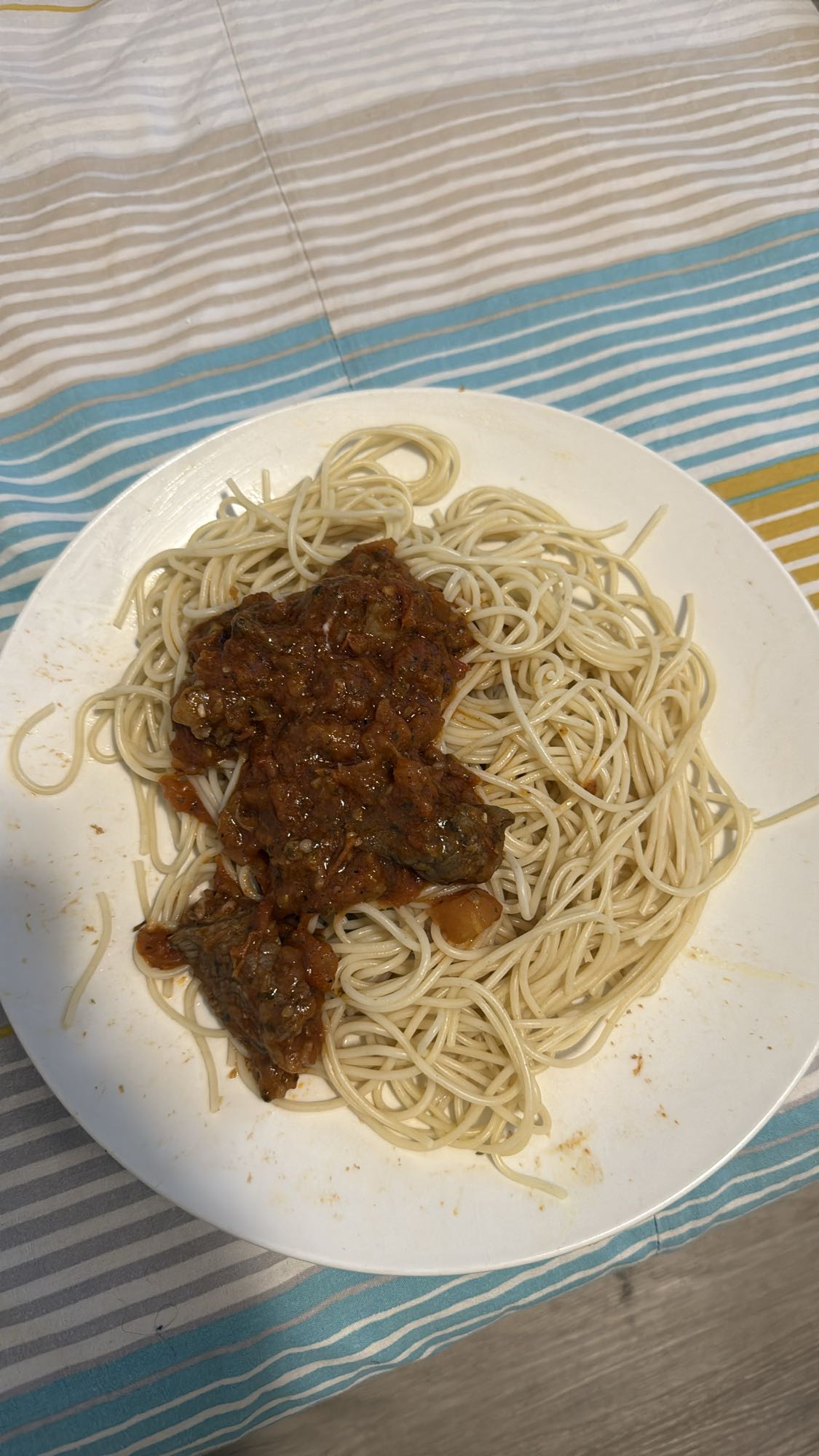 Spaghetti sauce bœuf