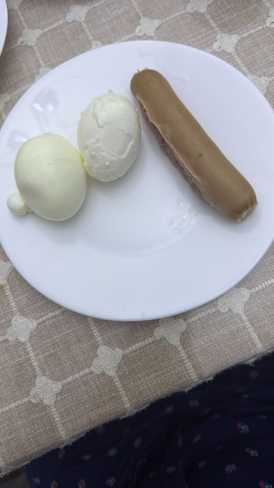 Яйца и сосиска