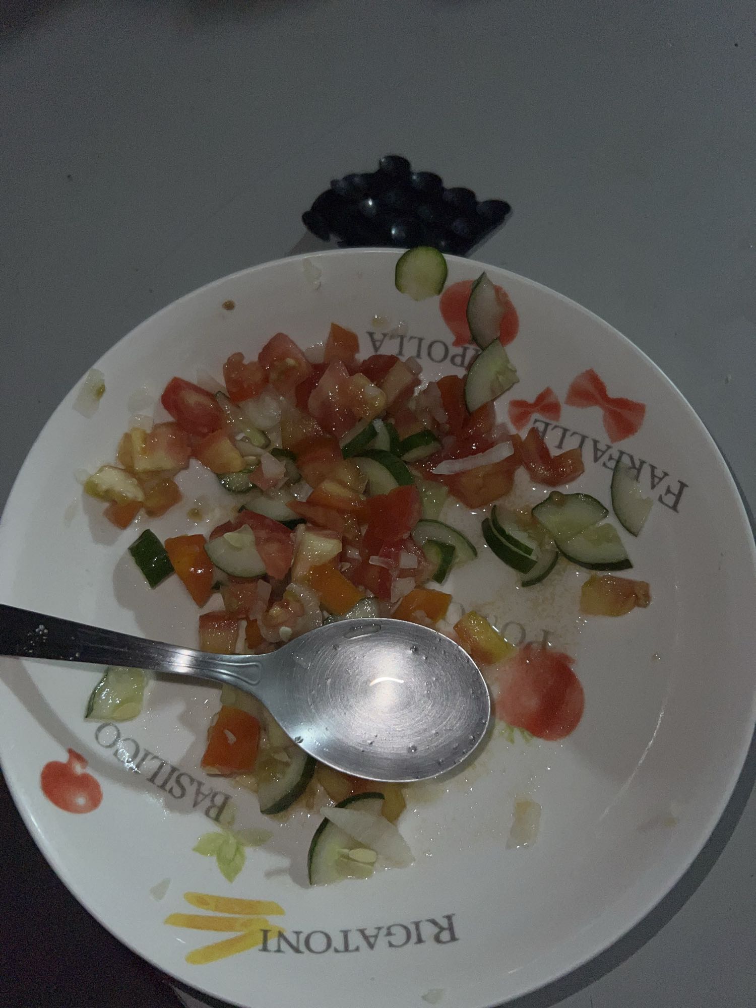 Salada simples de legumes