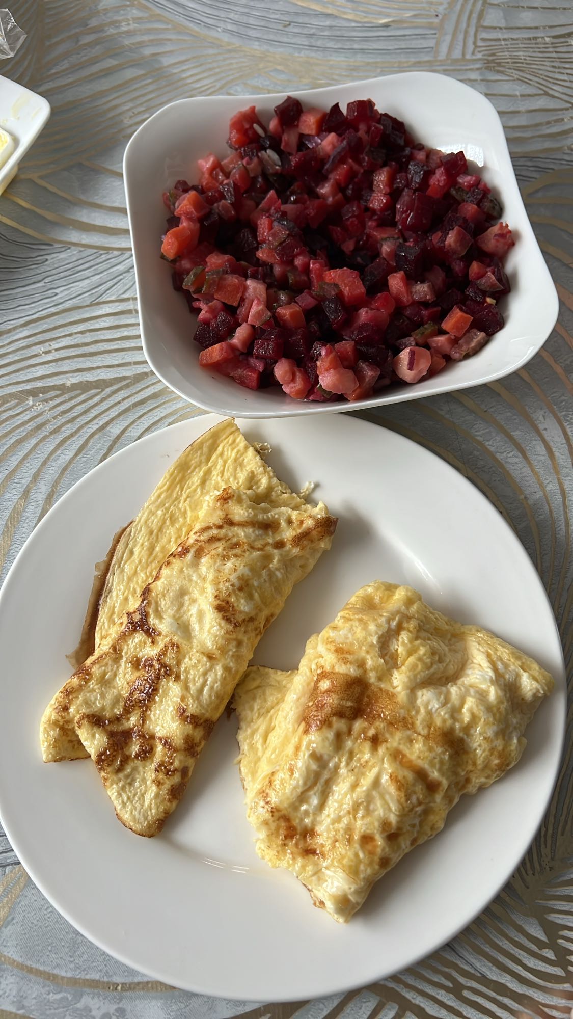 омлет и винегрет