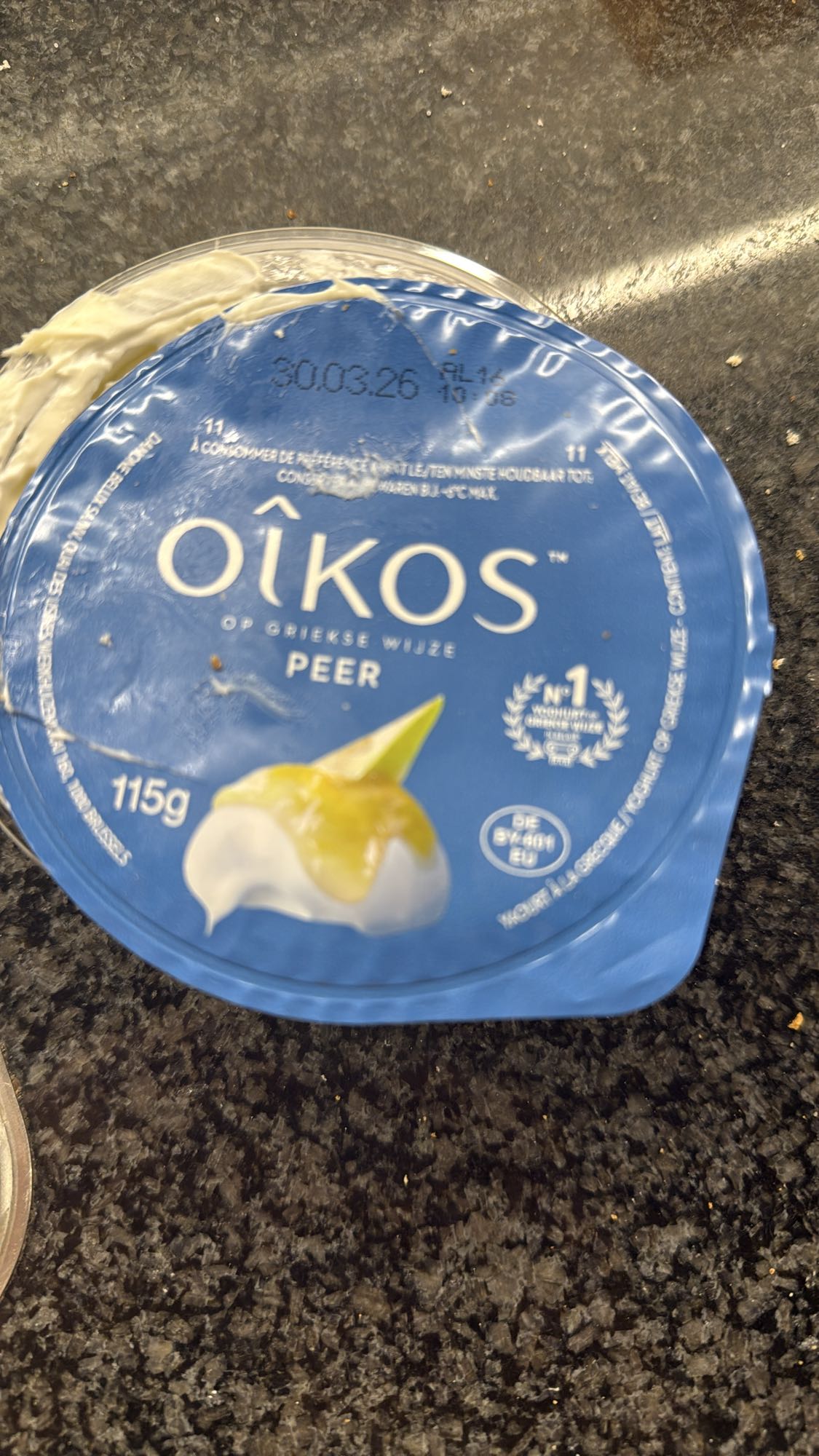 Oikos Griekse yoghurt peer