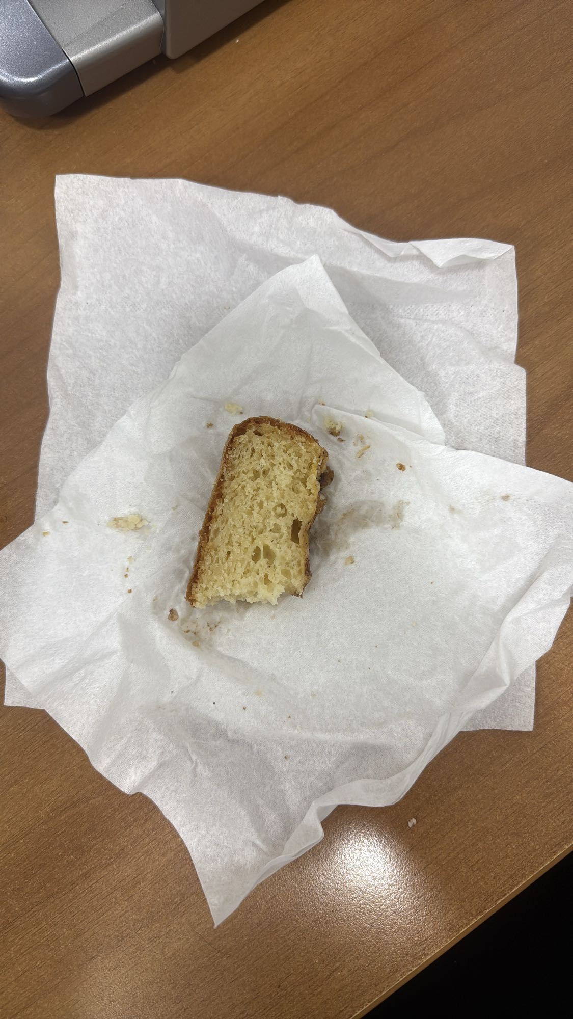Small Pound Cake Slice