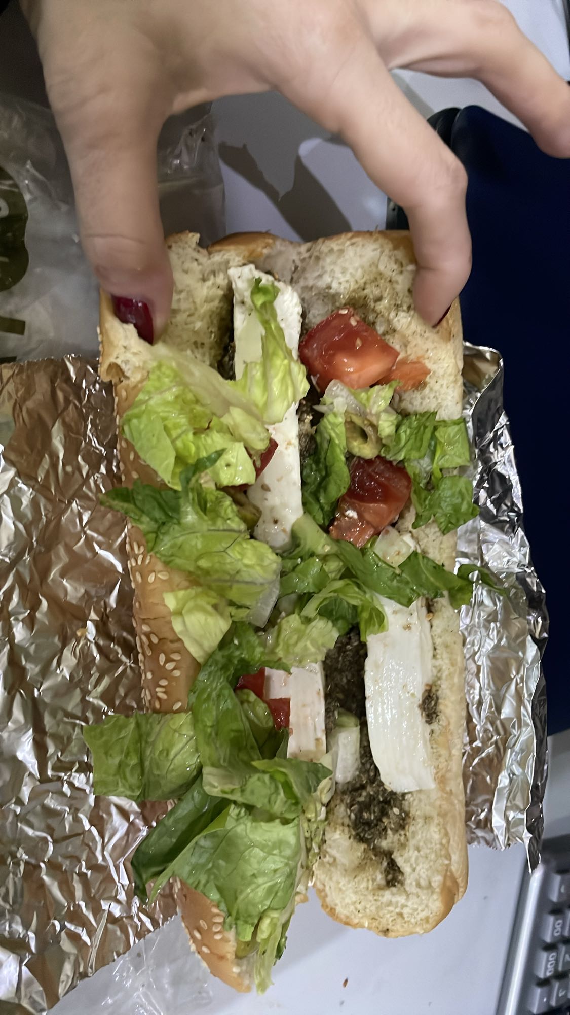 Vegetarian Sub Sandwich