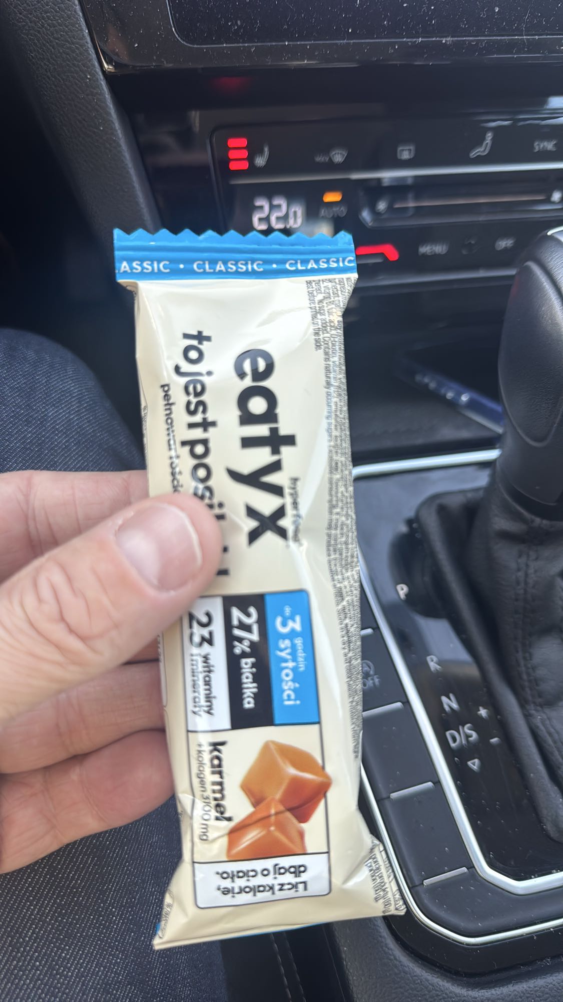 Baton proteinowy karmel