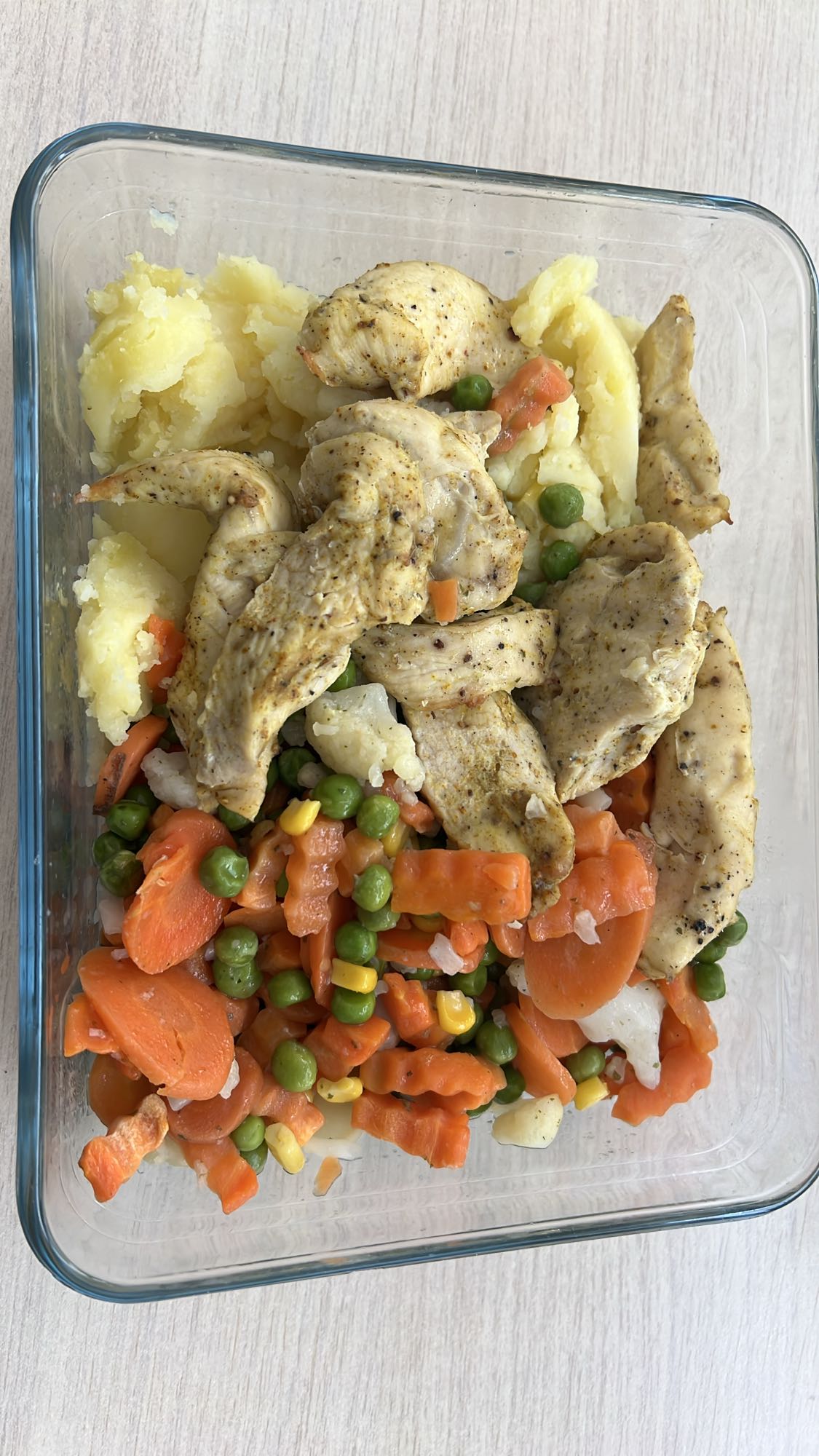 Kurczak z warzywami i ziemniakami