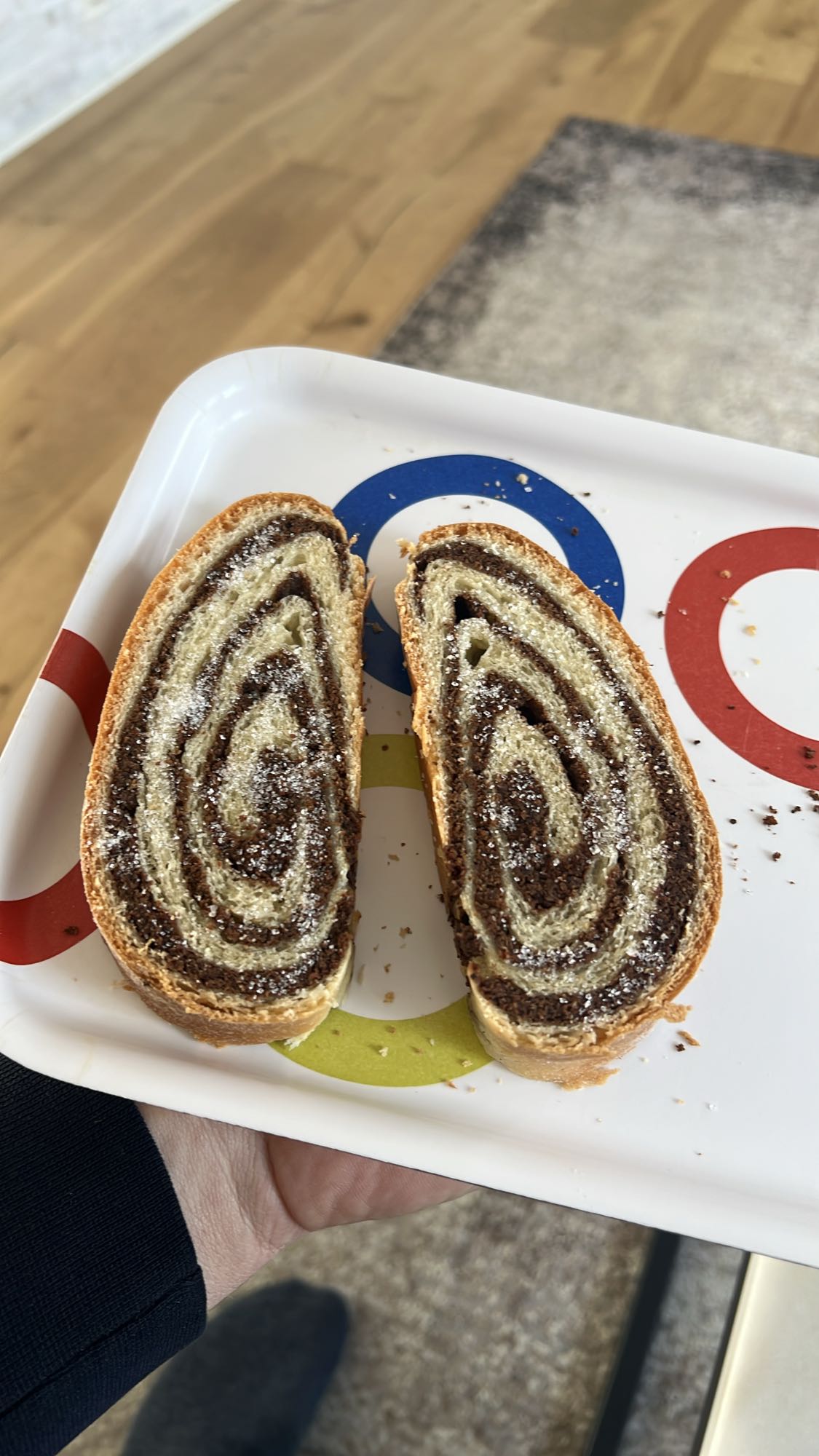 Nötchokladrullskiva