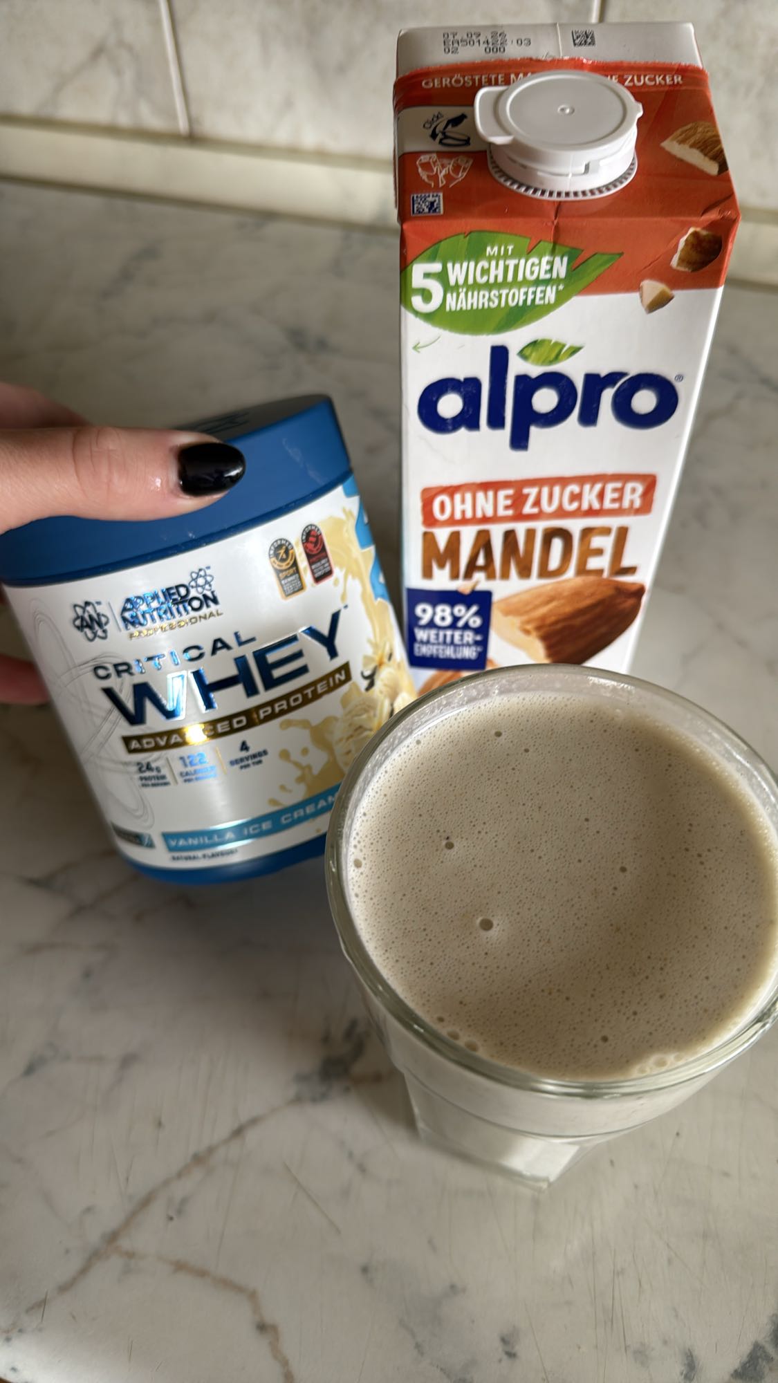Whey Almond Protein Shake