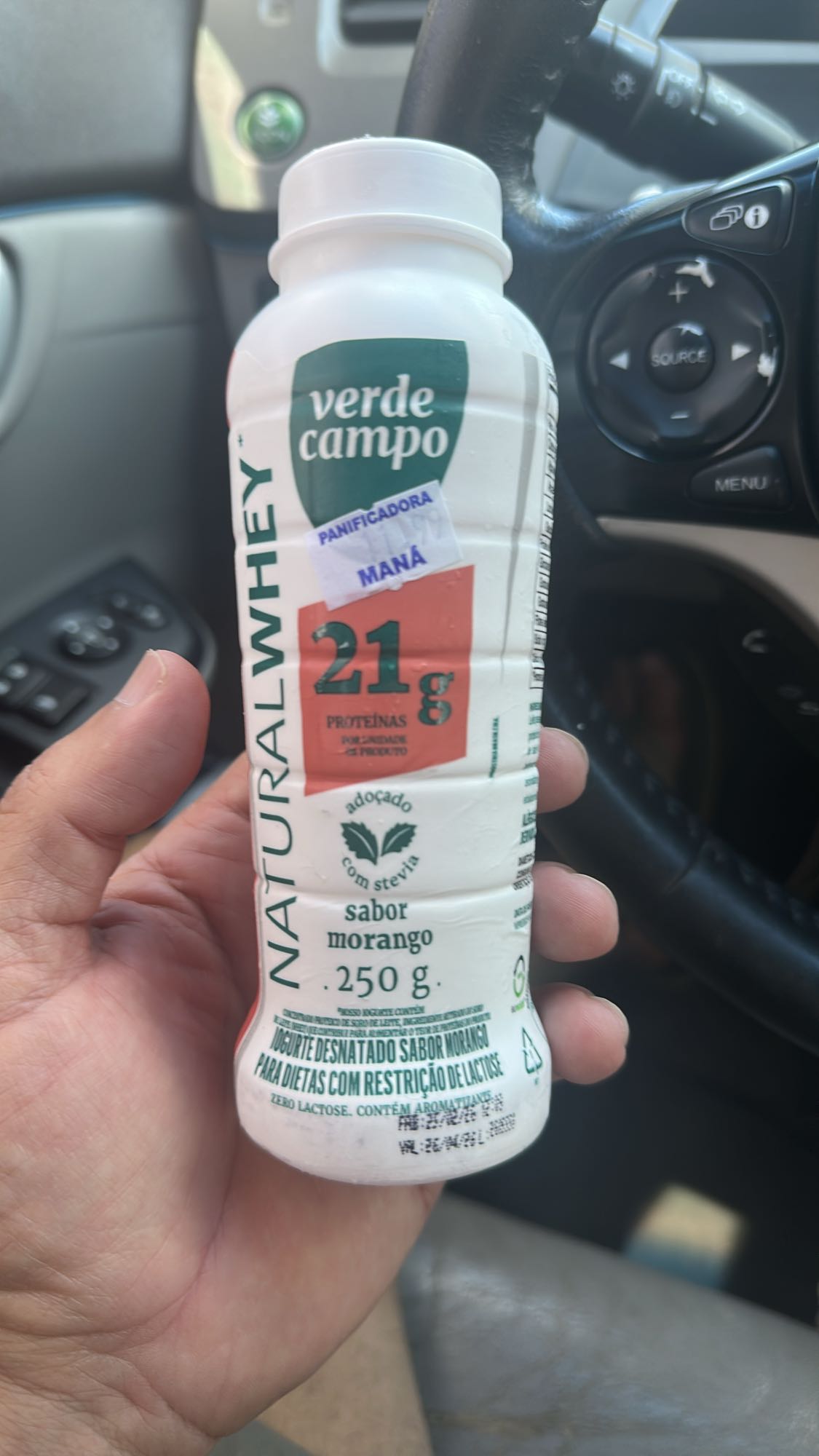 Iogurte Whey Morango