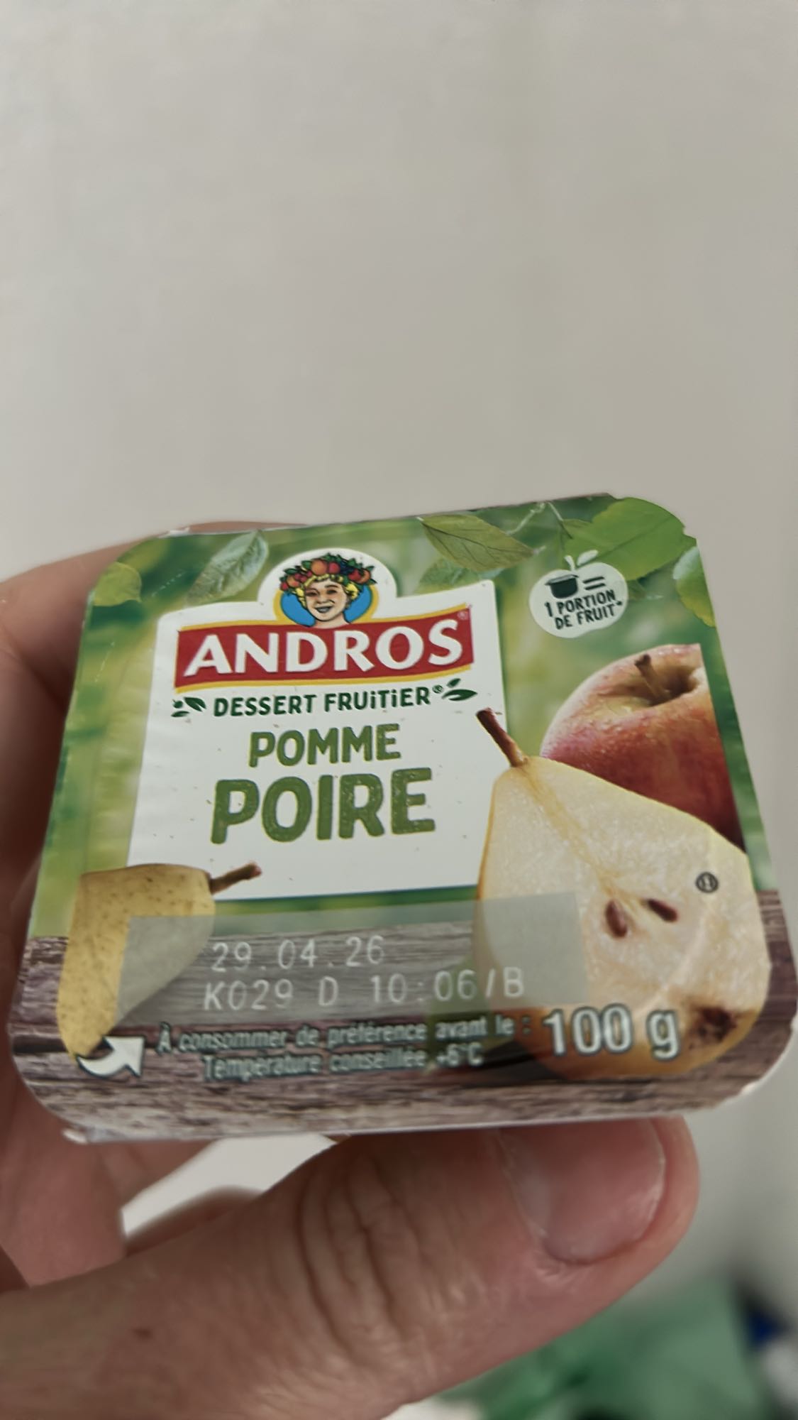Dessert pomme poire