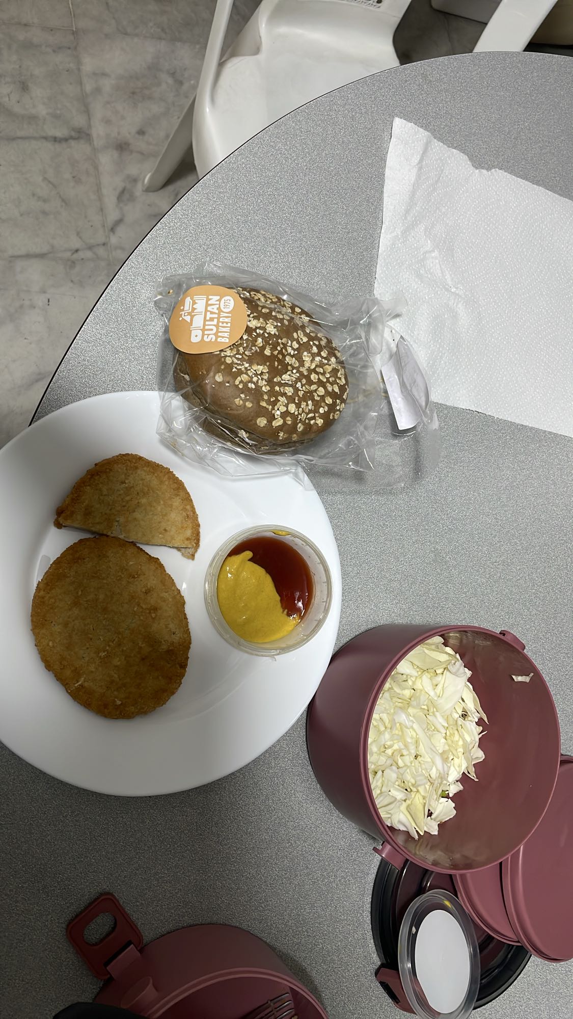 Veggie Burger Plate