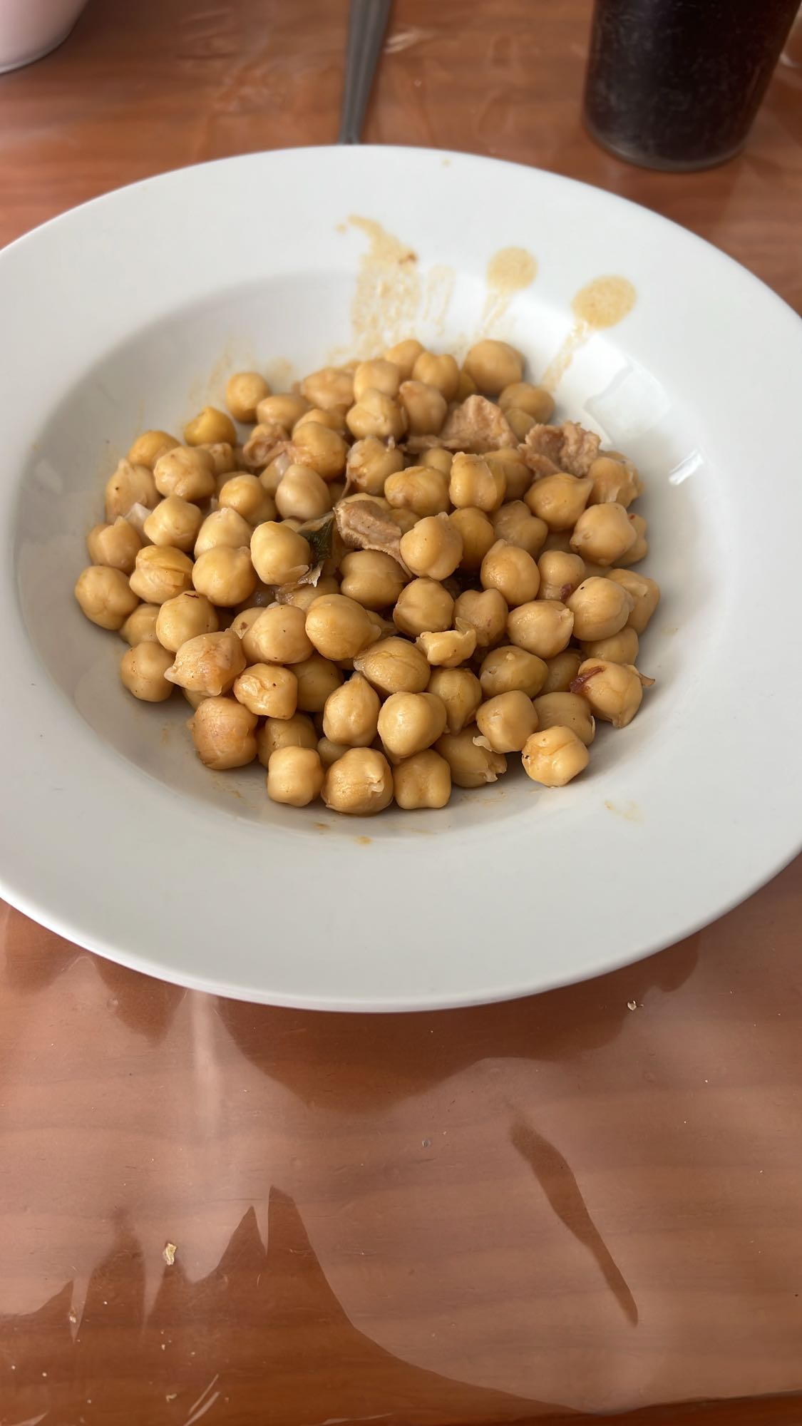 Garbanzos con carne