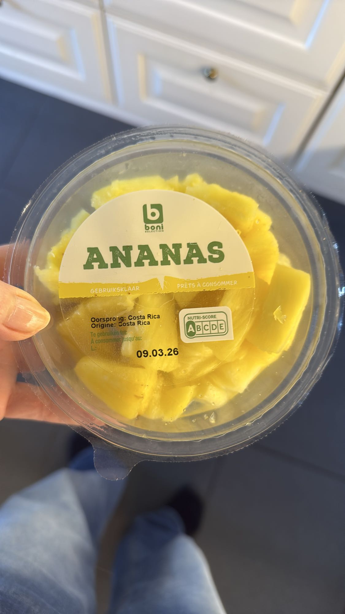 Verse ananas stukjes