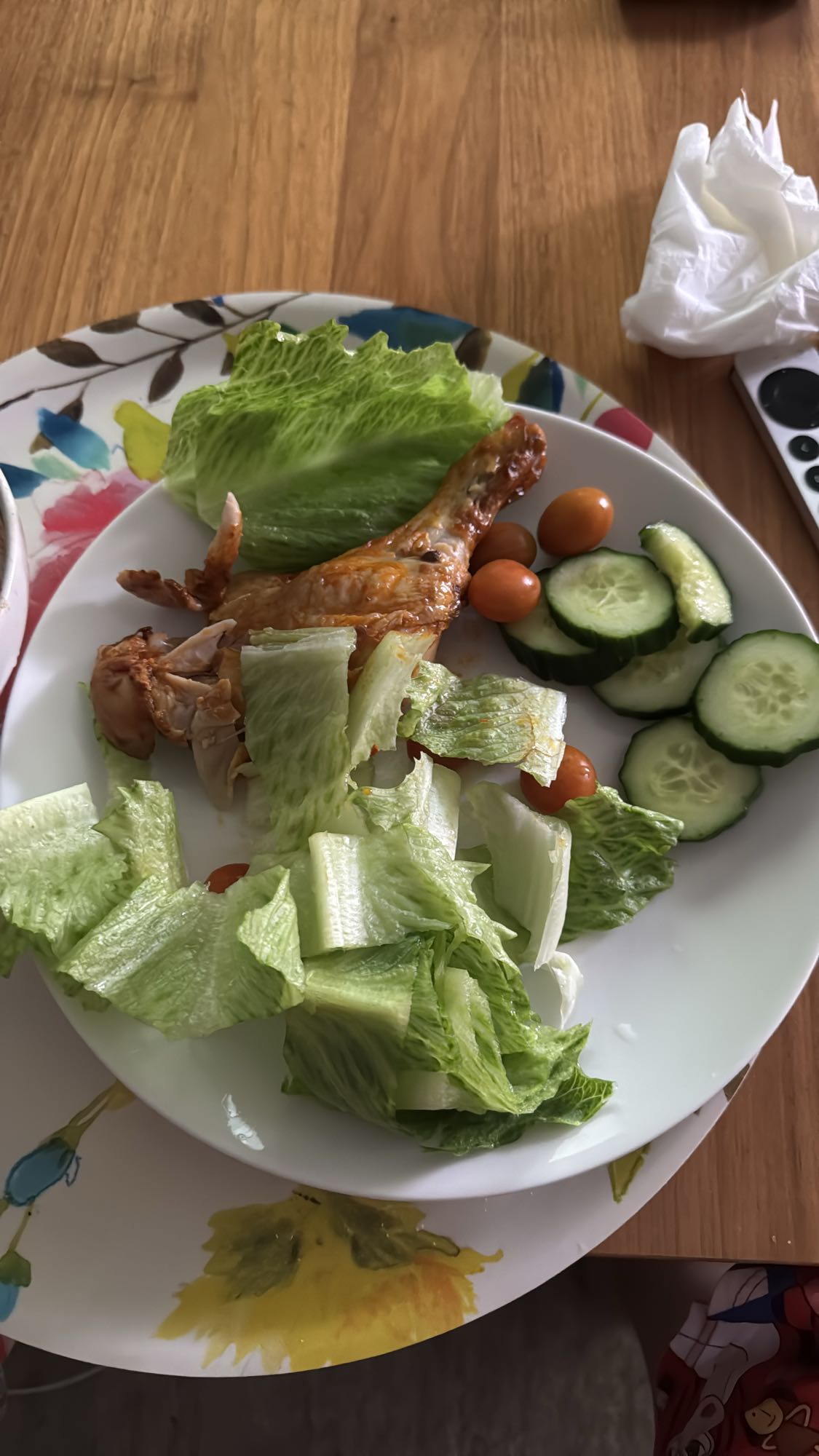 Kyckling med sallad