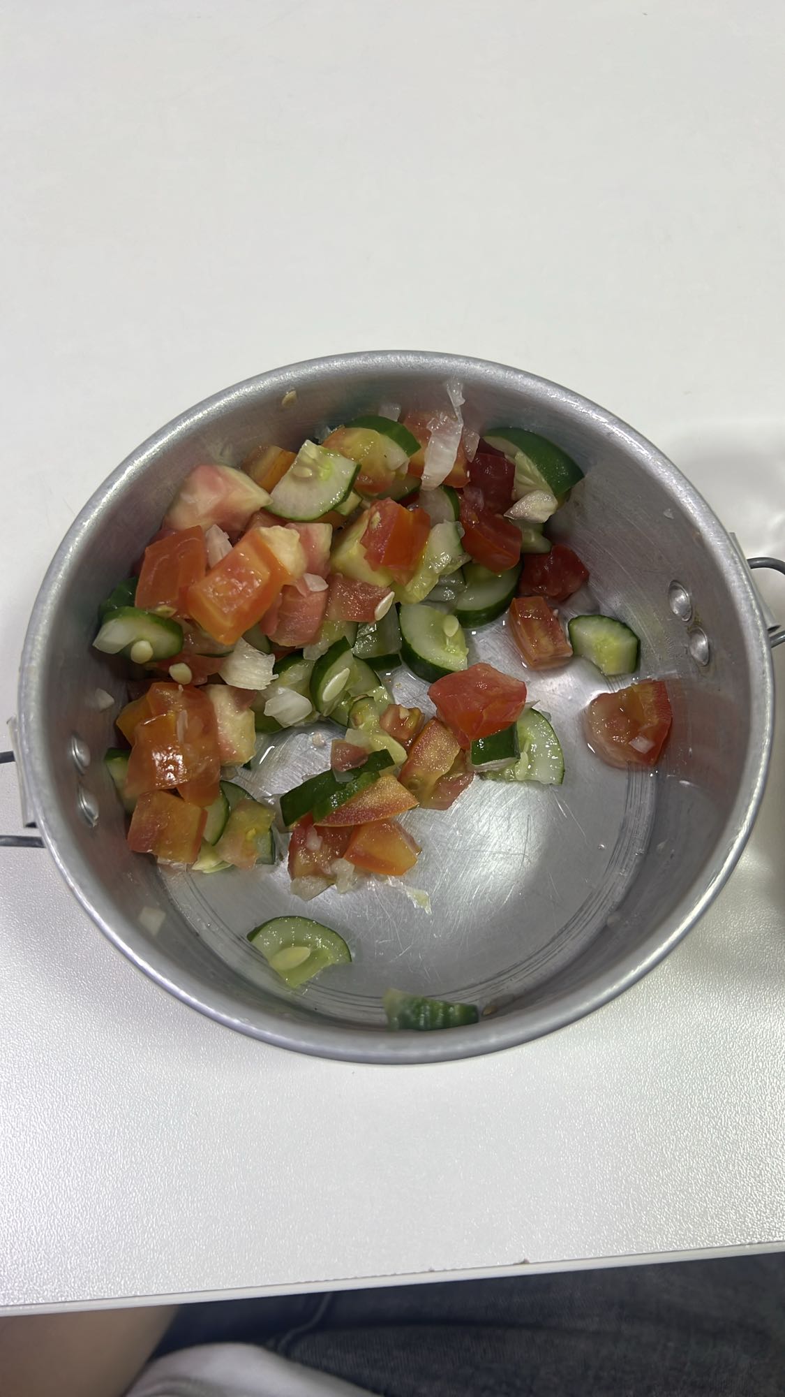 Salada simples fresca