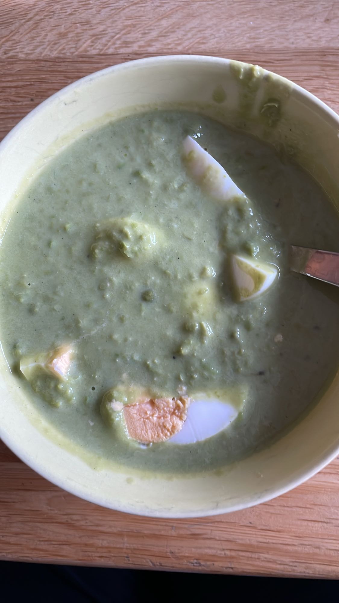 Ärtssoppa med ägg