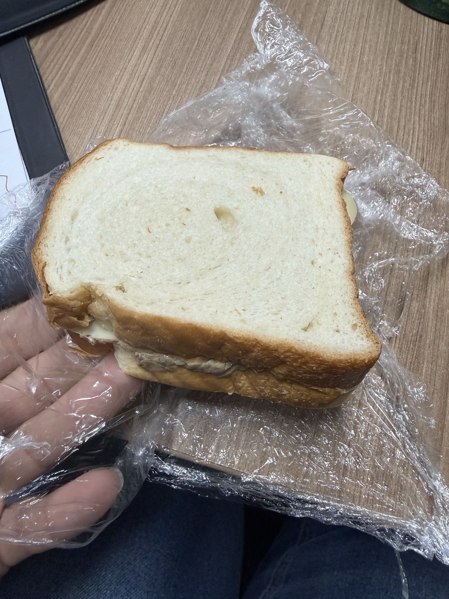 Sanduíche simples de pão