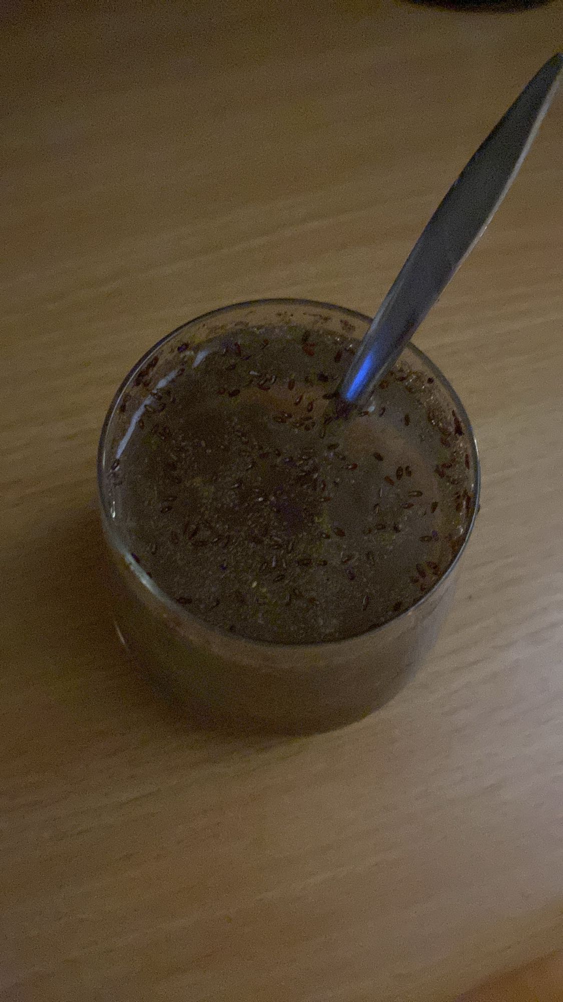 koktajl czekoladowy z siemieniem