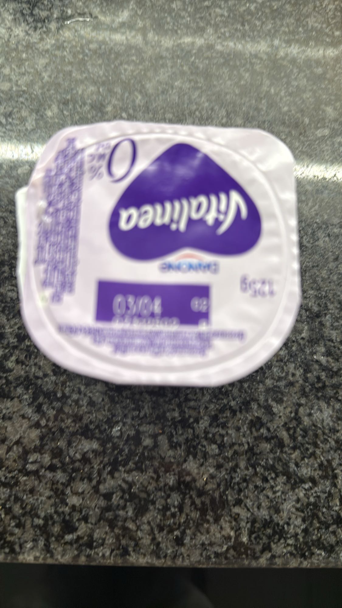 Magere yoghurt beker