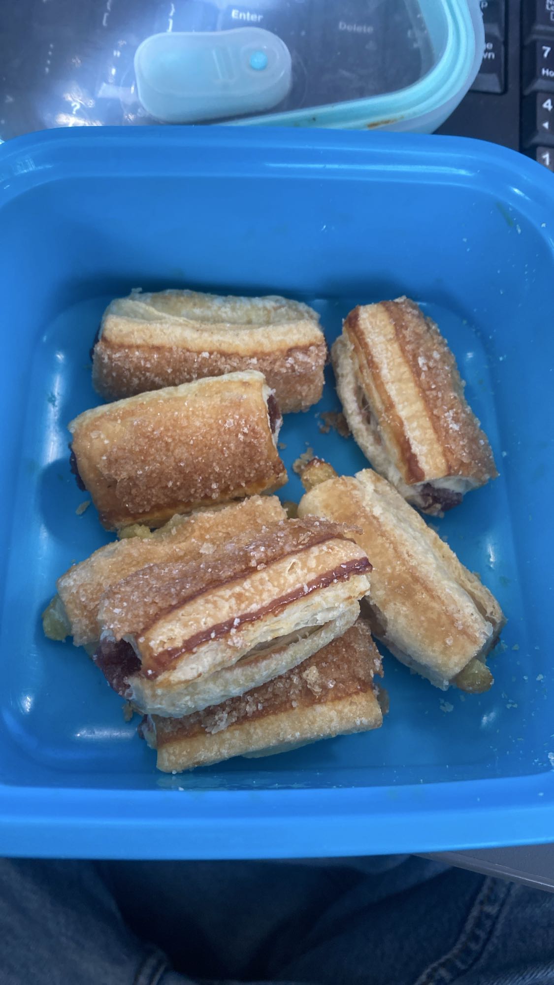 ciastka francuskie z dżemem