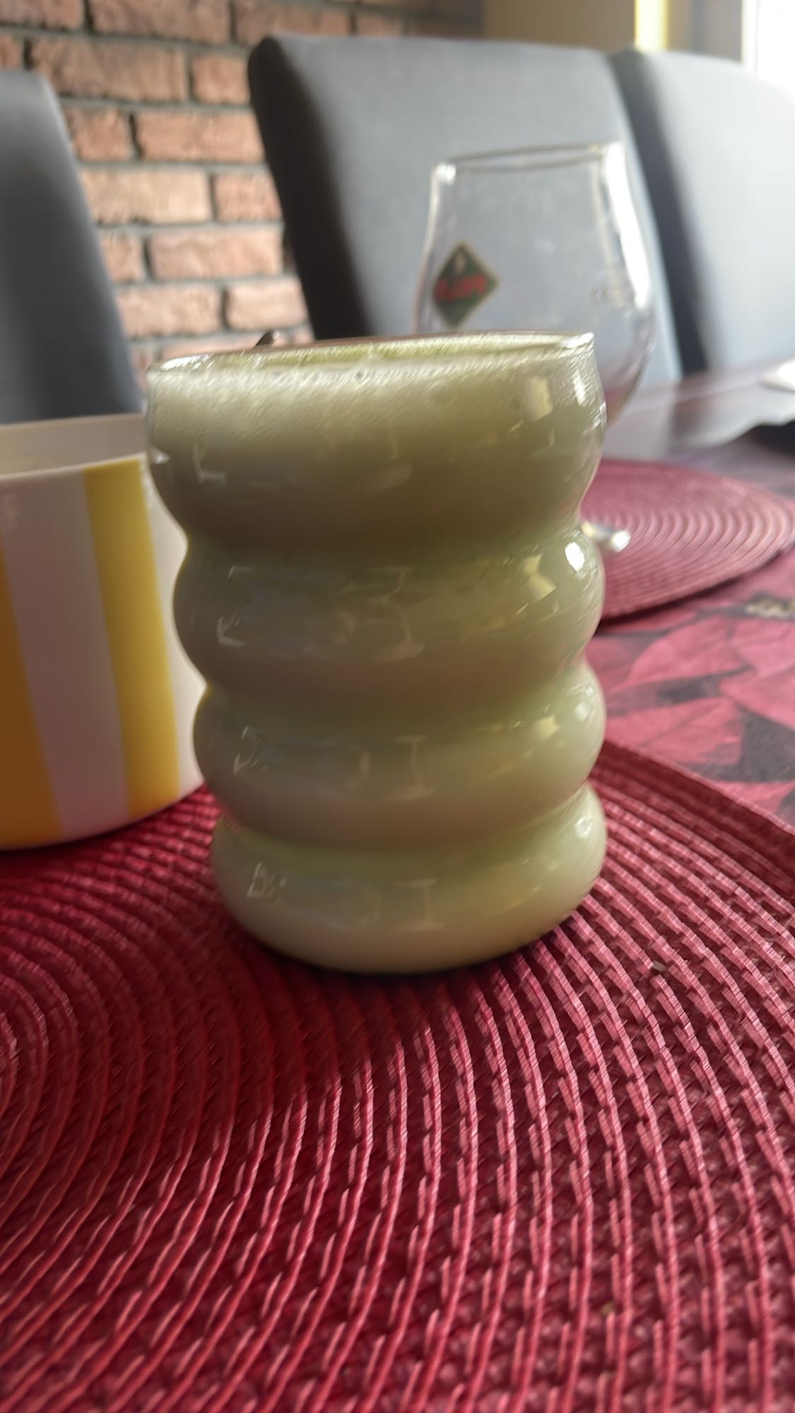 zielona matcha latte