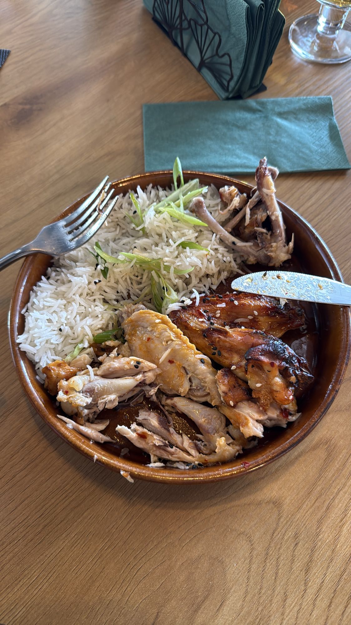 Grilled Chicken with Rice