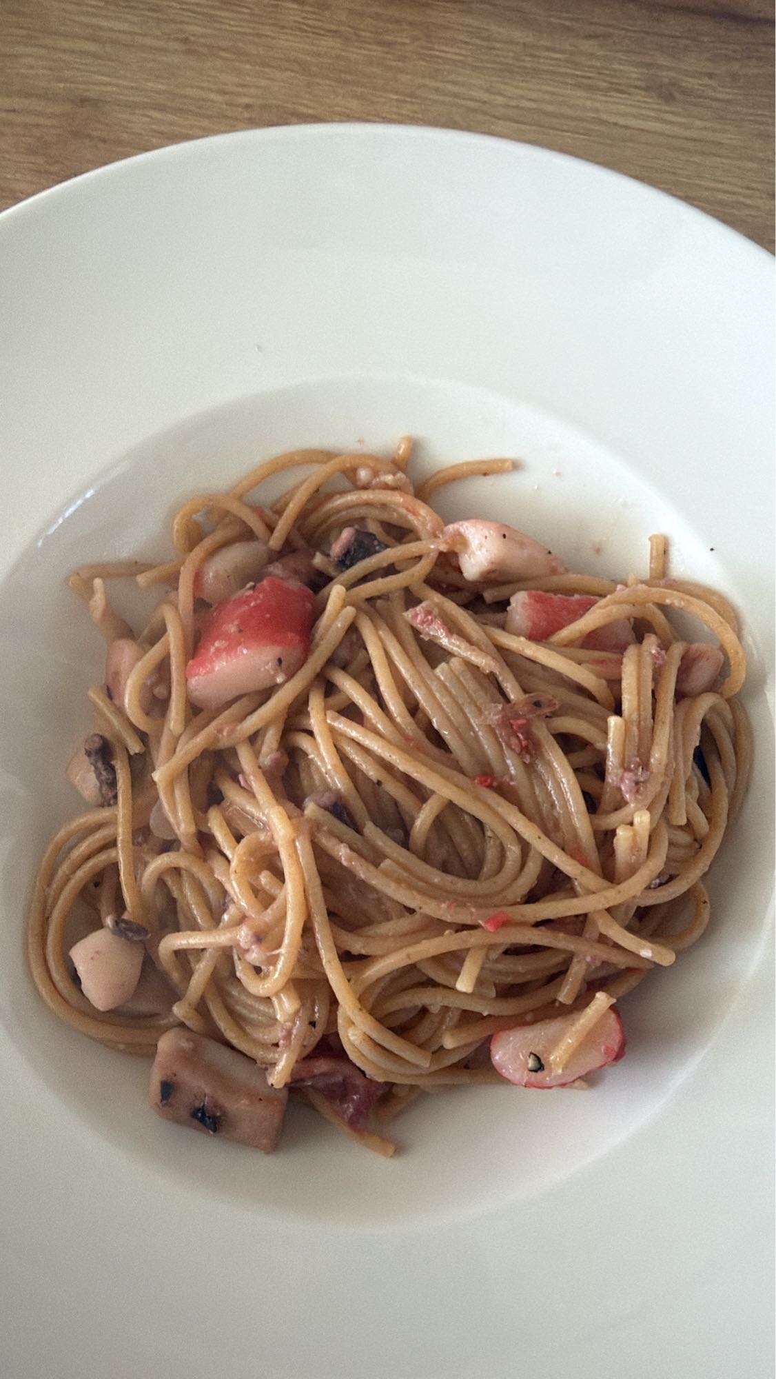Spaghete cu fructe de mare