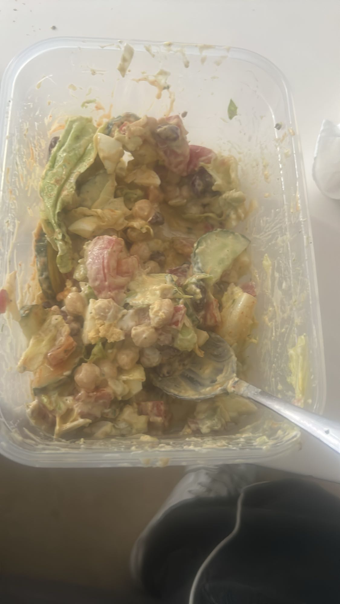 Kichererbsen-Gemüse-Salat