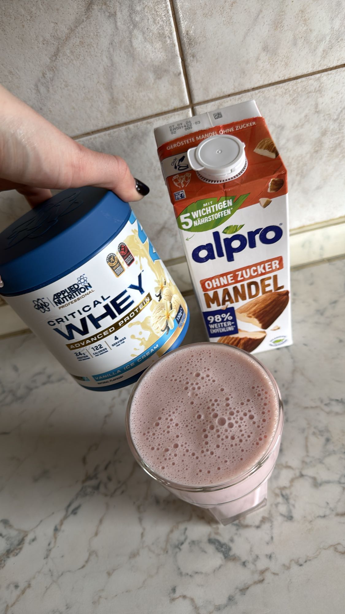 Whey Almond Protein Shake