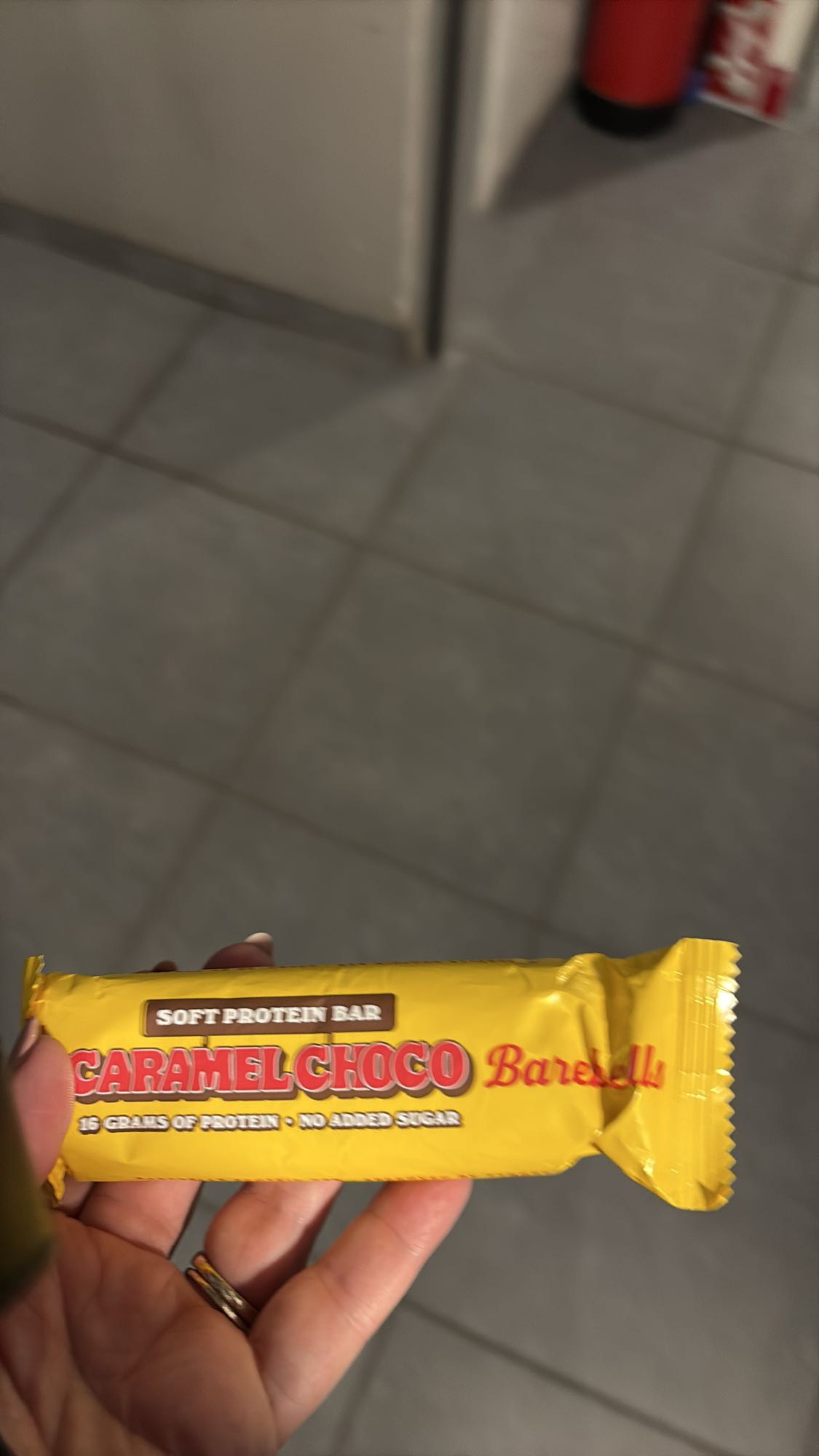 Karamellchoklad proteinbar