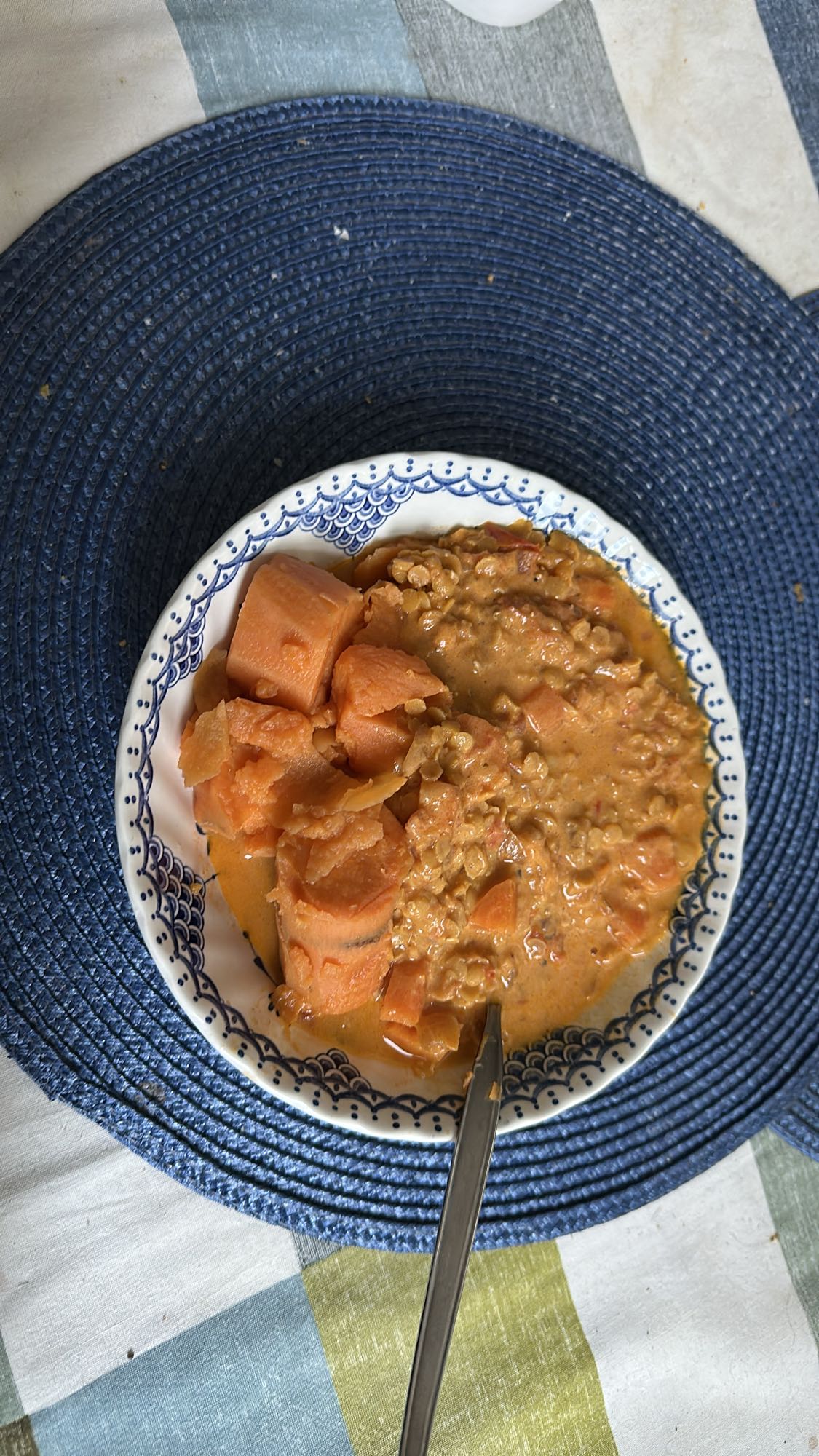 Sötpotatis linsgryta