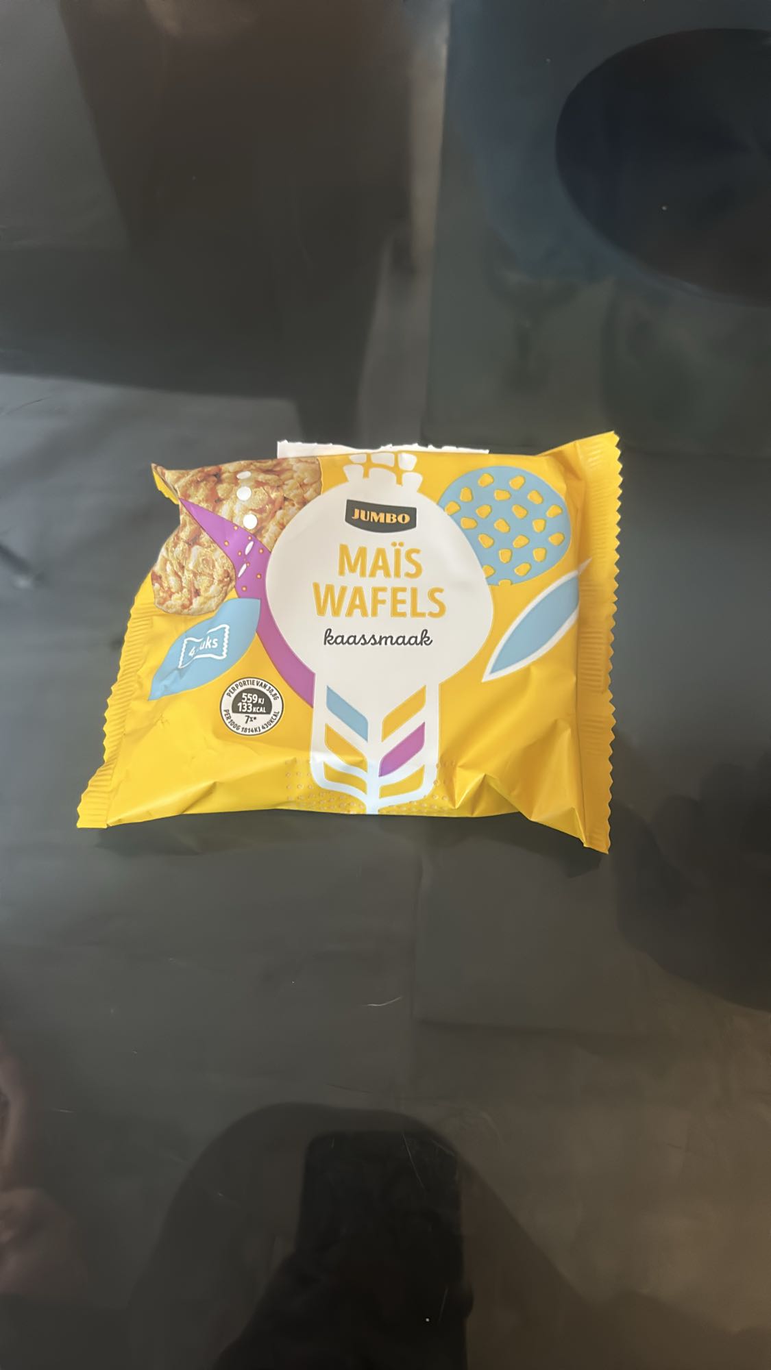 maïs wafels kaas