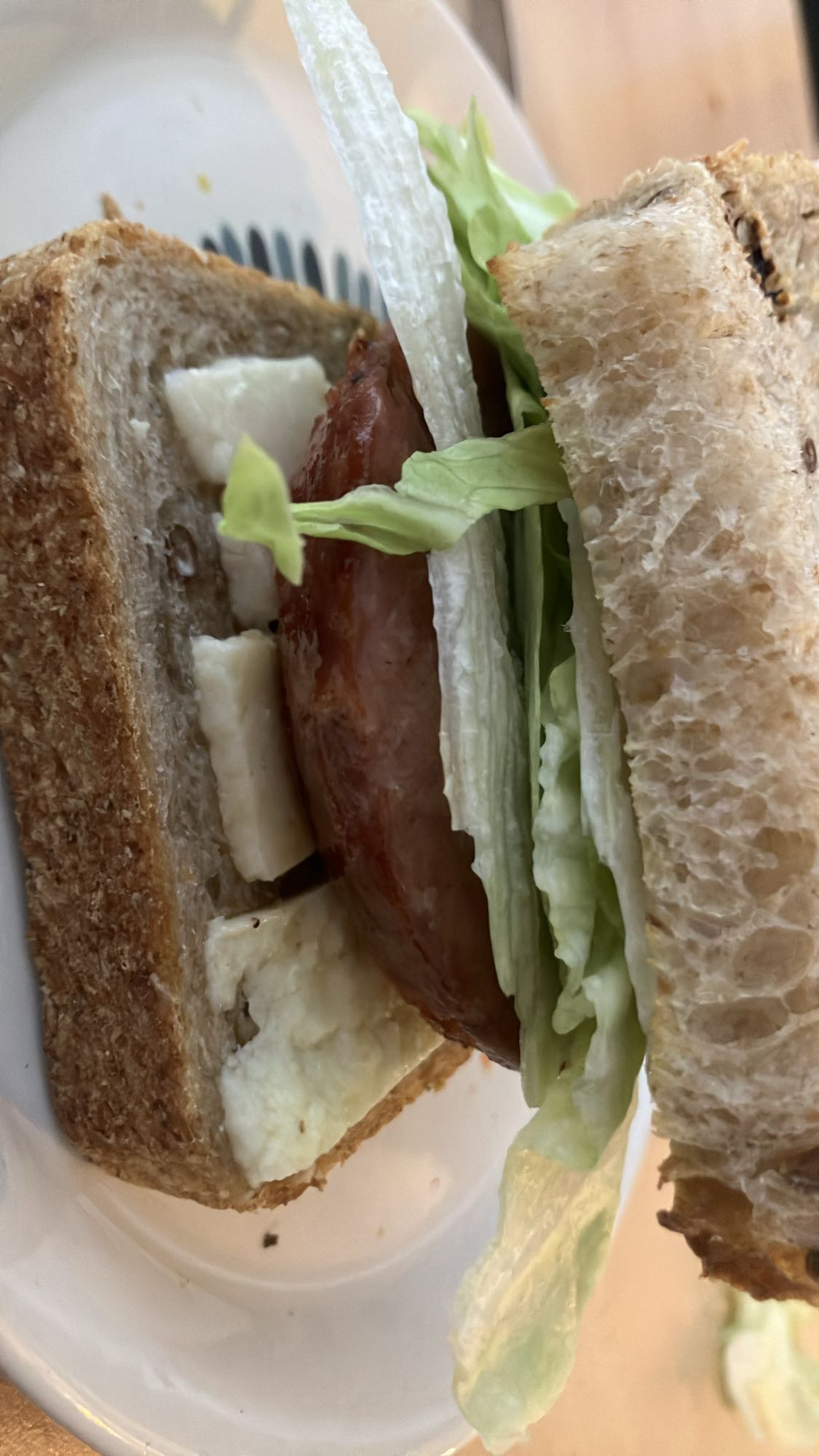 Sanduíche de pão integral