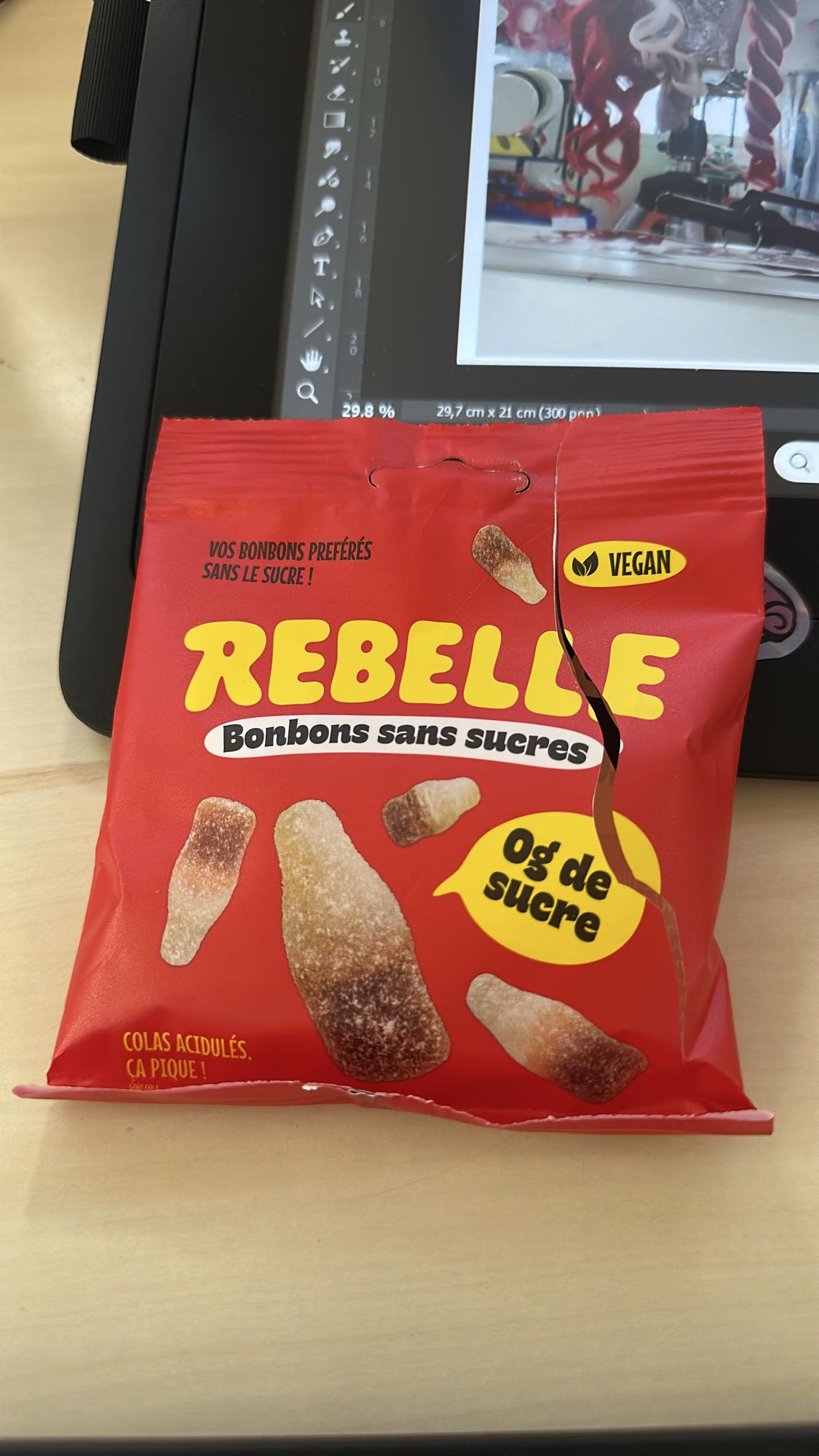 Bonbons sans sucre cola