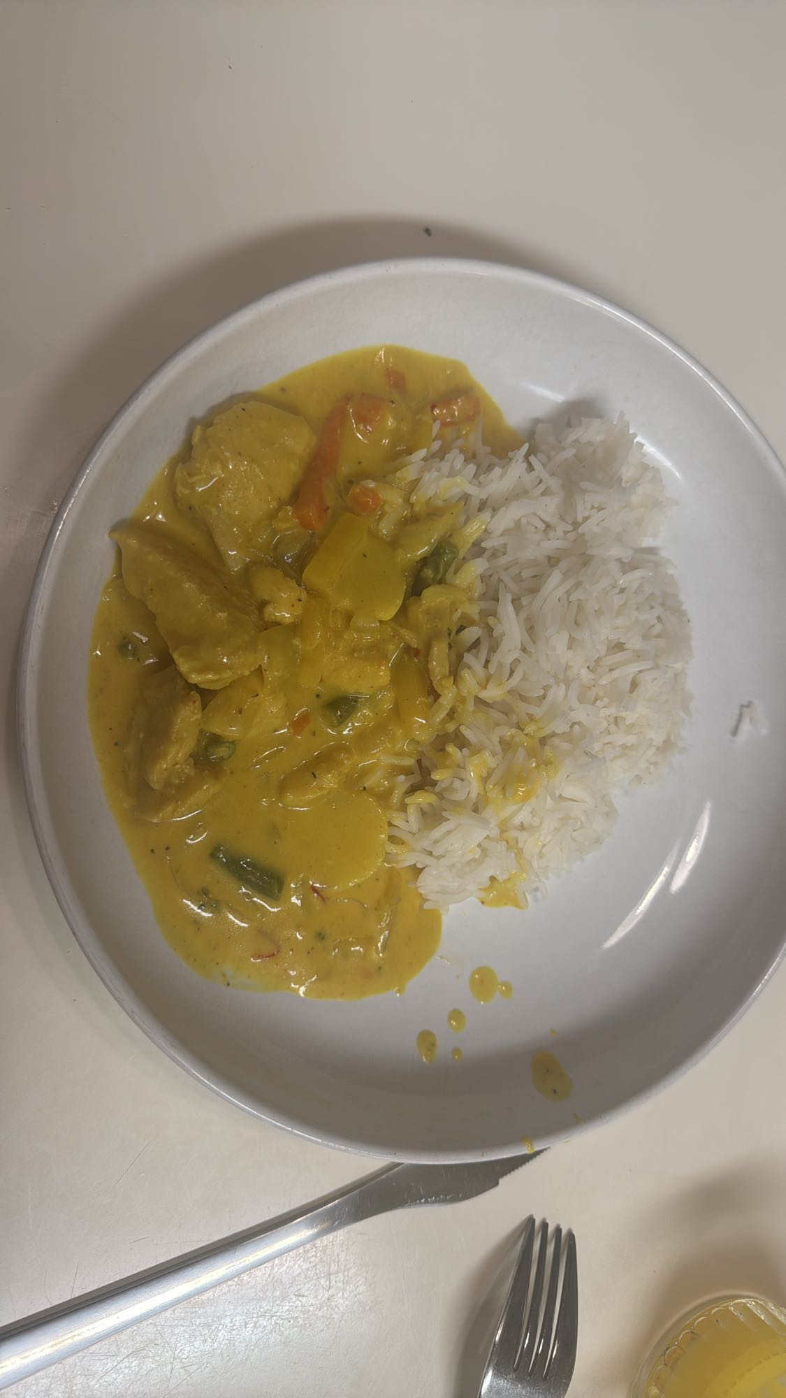 Kycklingcurry med ris