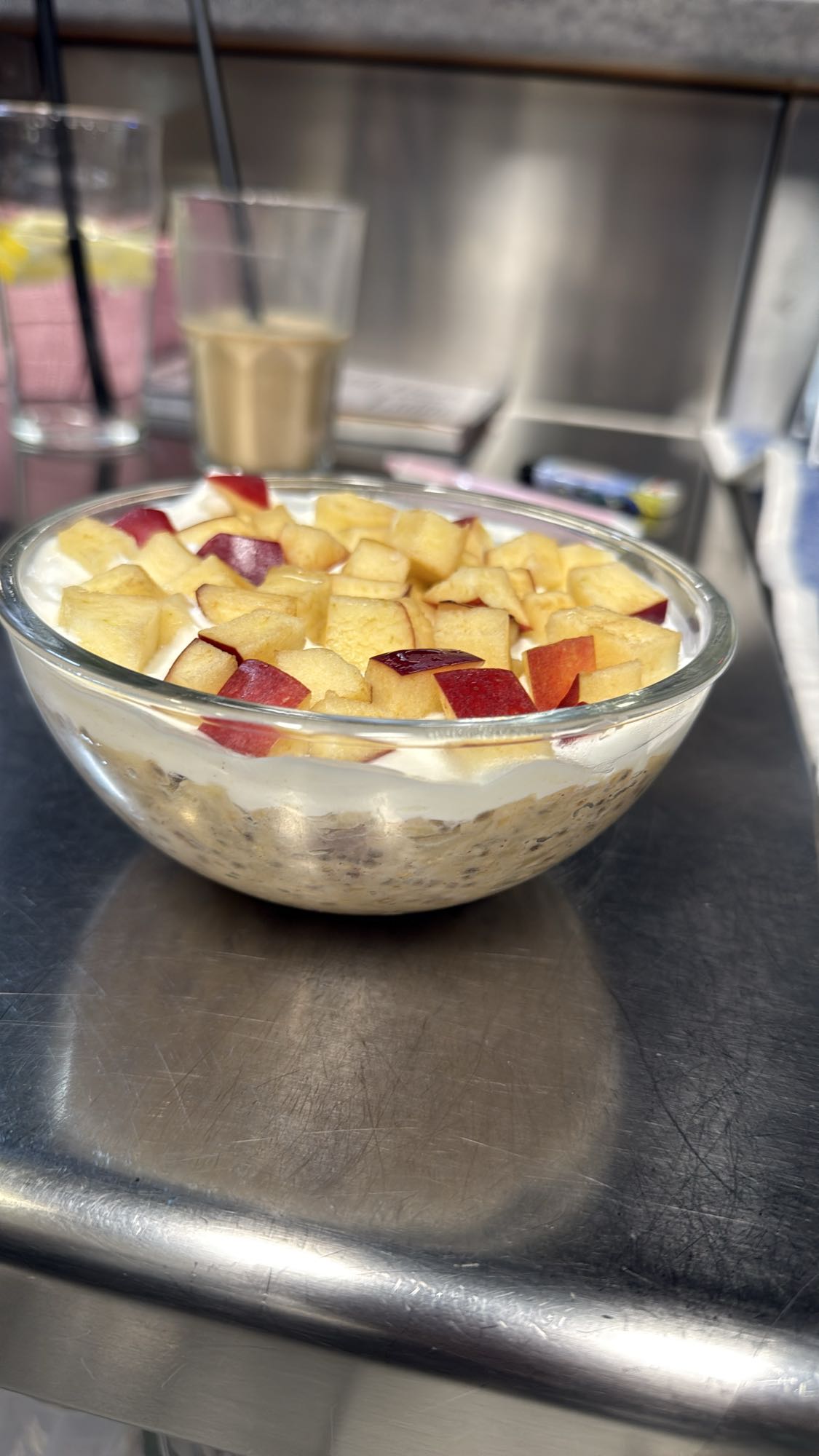 Apple Yogurt Overnight Oats