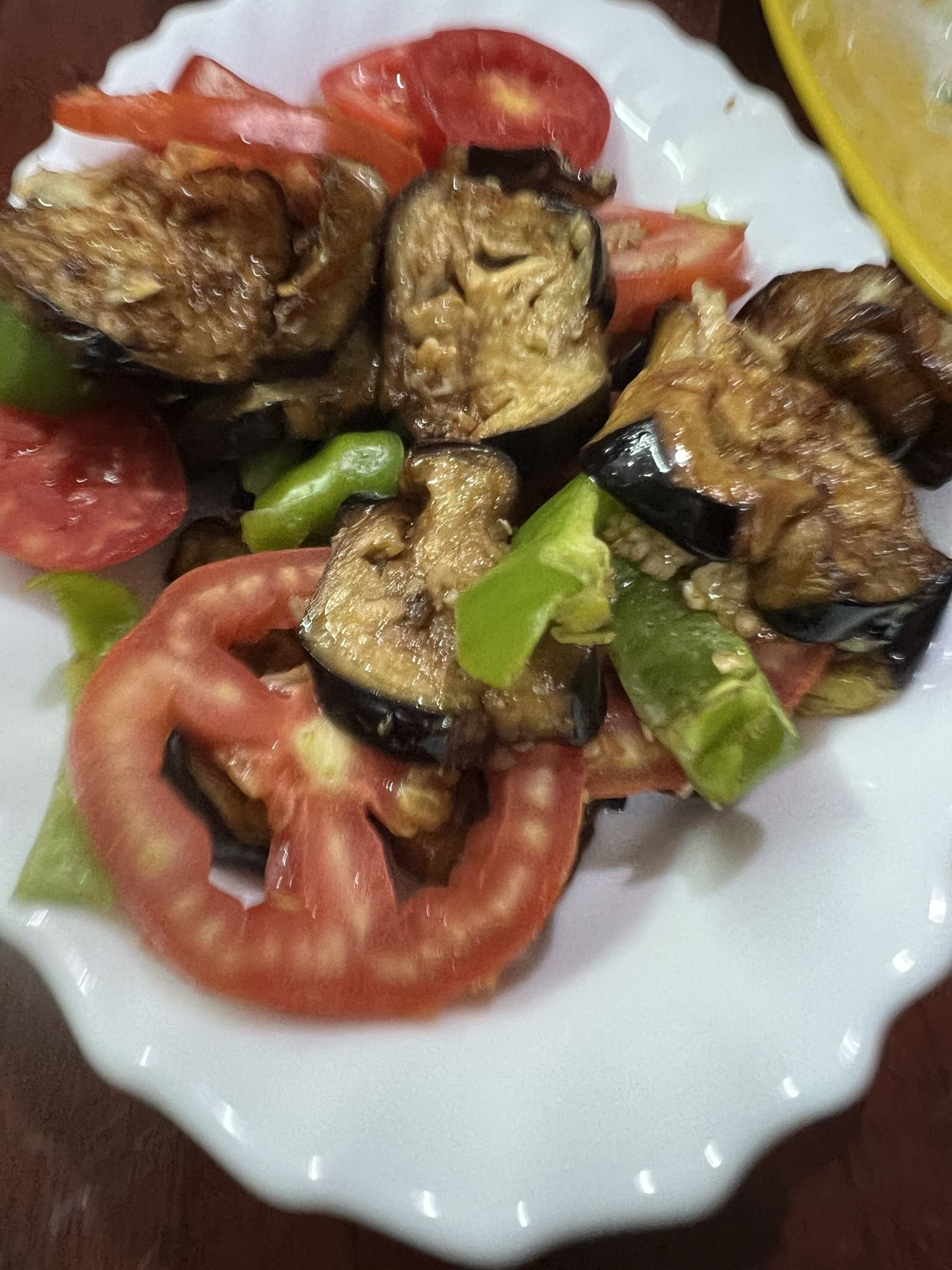 Eggplant Tomato Salad