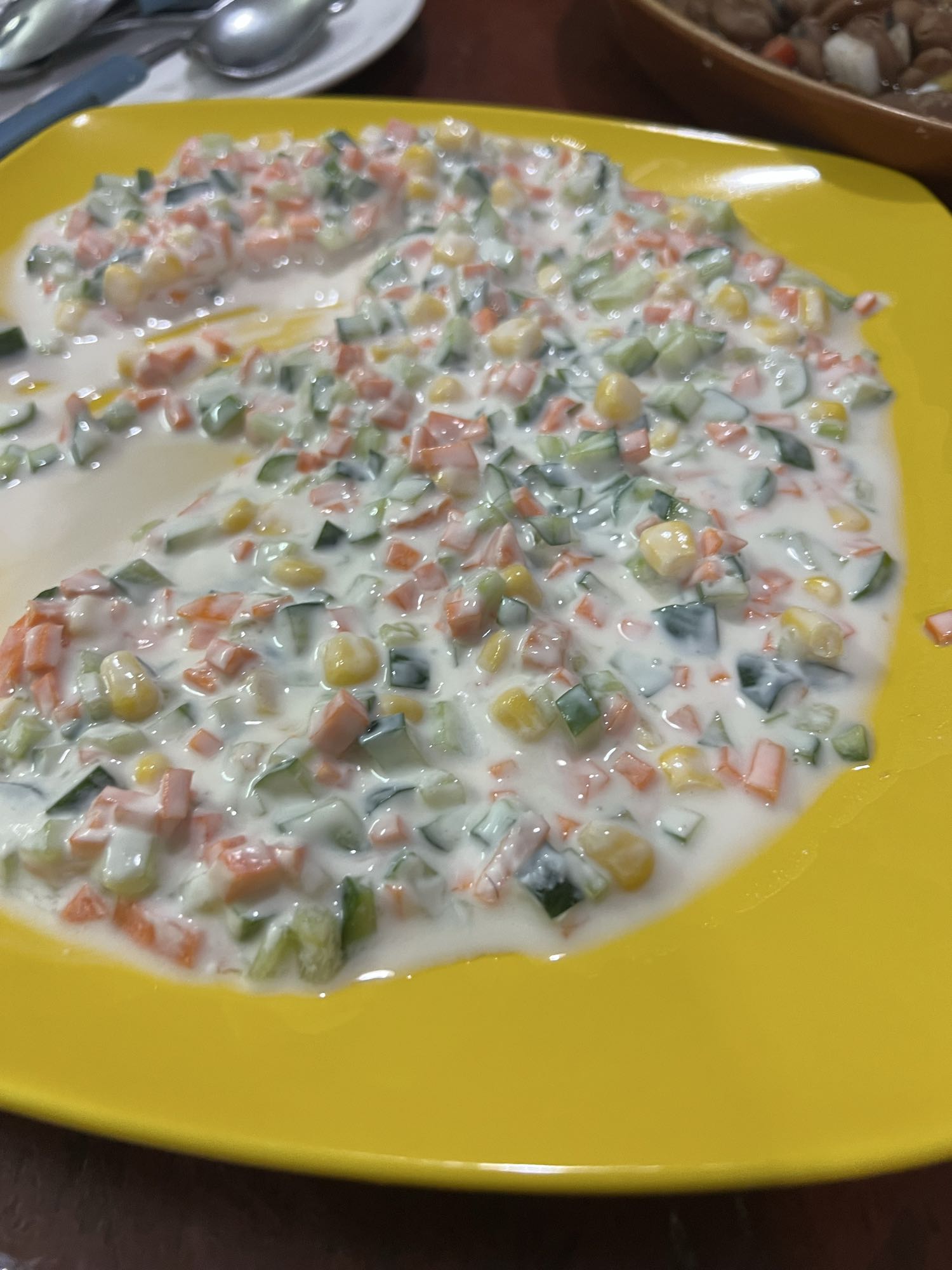 creamy vegetable salad