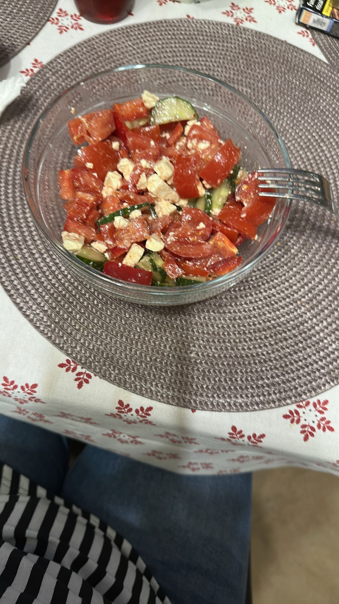Salată cu brânză feta