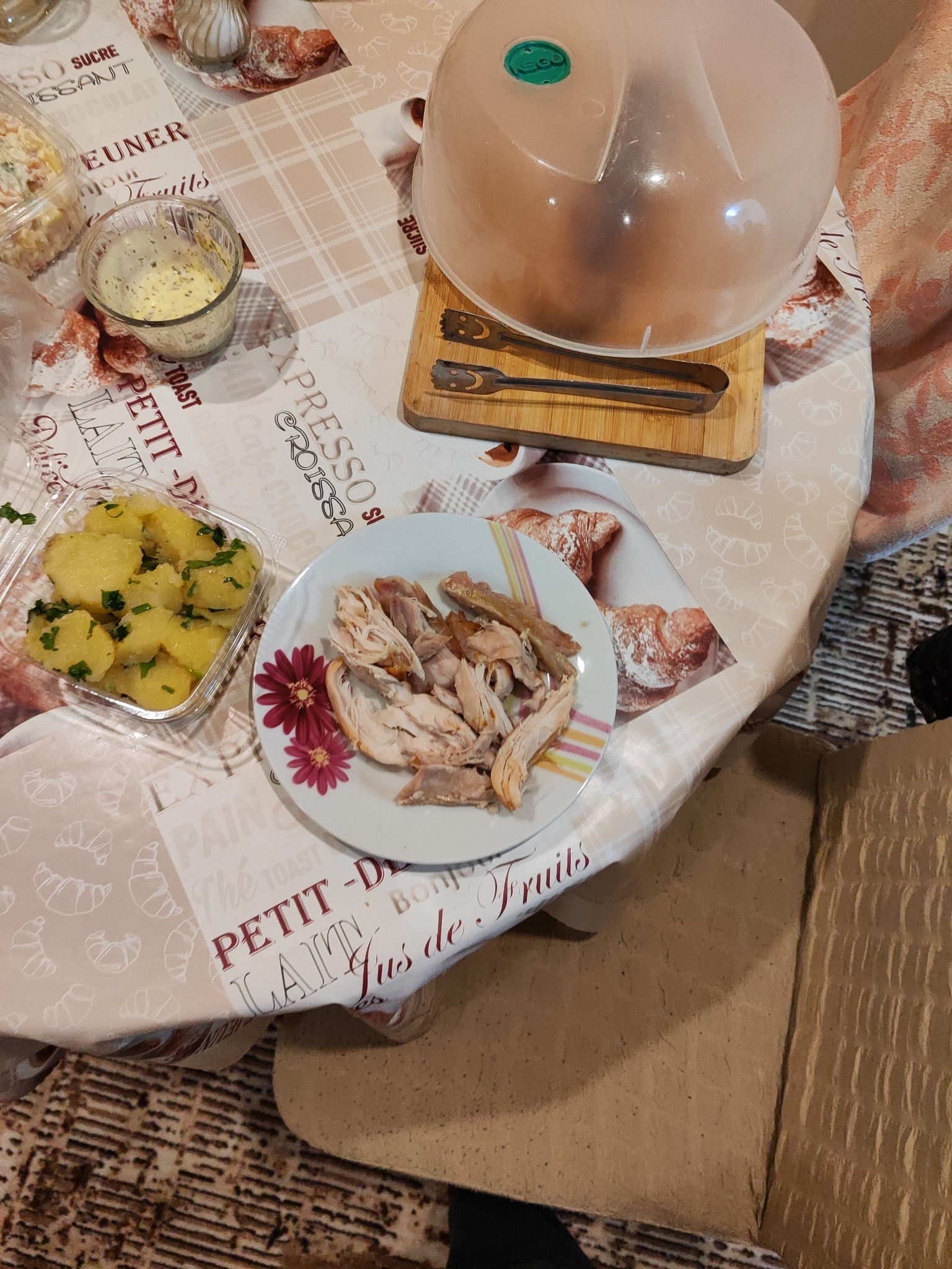 Chicken and potato plate