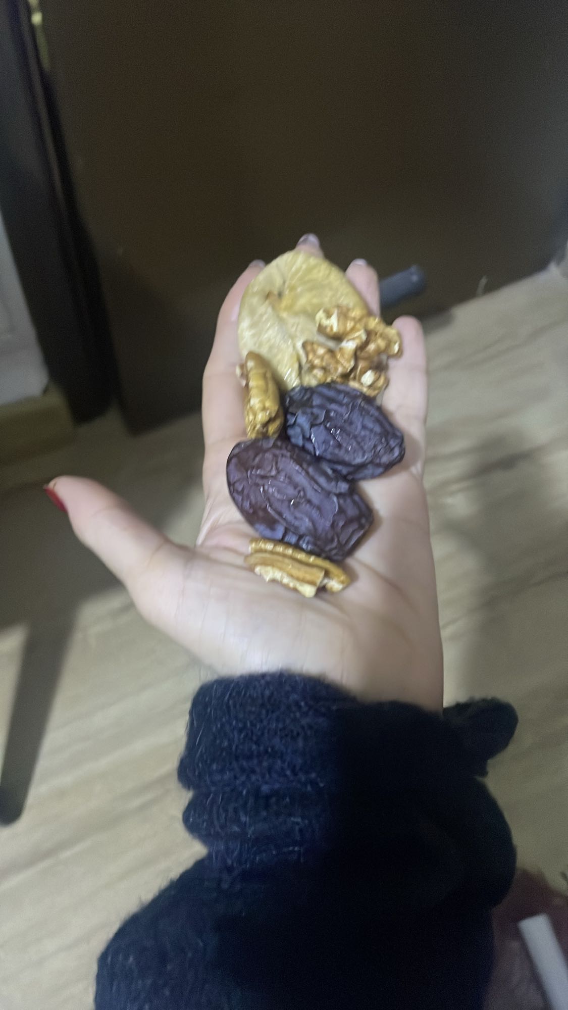 Mixed dried fruits and nuts